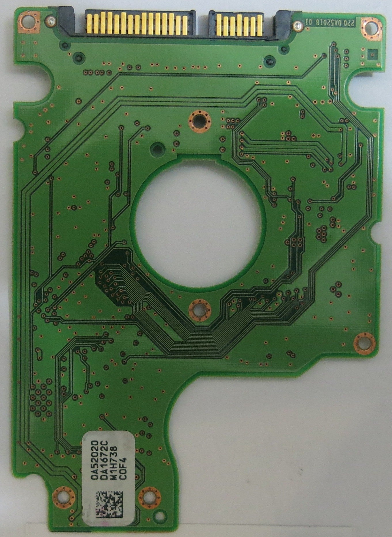 HITACHI HTS541640J9SA00 MLC DA1625 220 0A52018 01 PCB