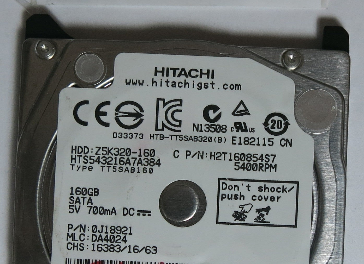 HITACHI HTS543216A7A384 MLC DA4024 220 0A90269 01 PCB