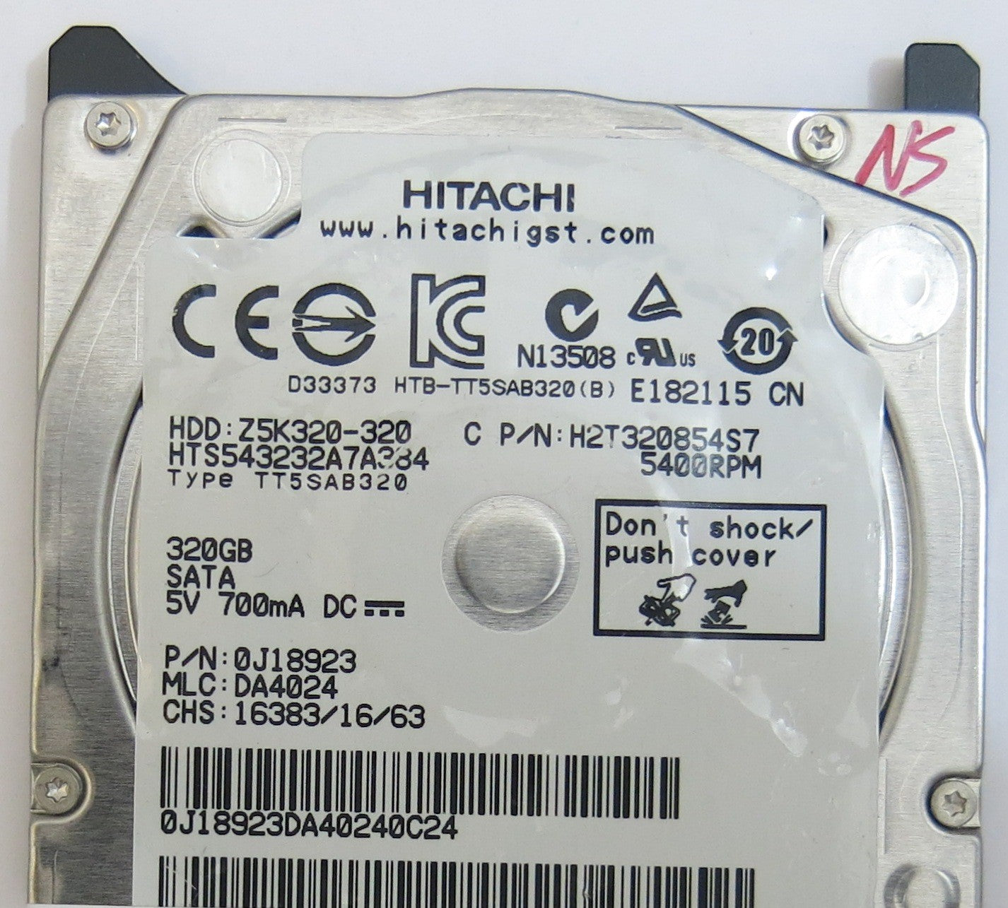 HITACHI HTS543216A7A384 MLC DA4024 220 0A90269 01 PCB