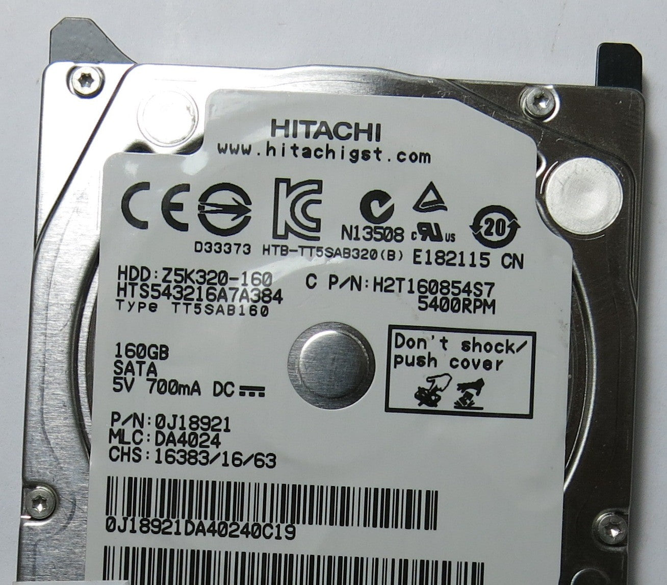 HITACHI HTS543216A7A384 MLC DA4024 220 0A90269 01 PCB