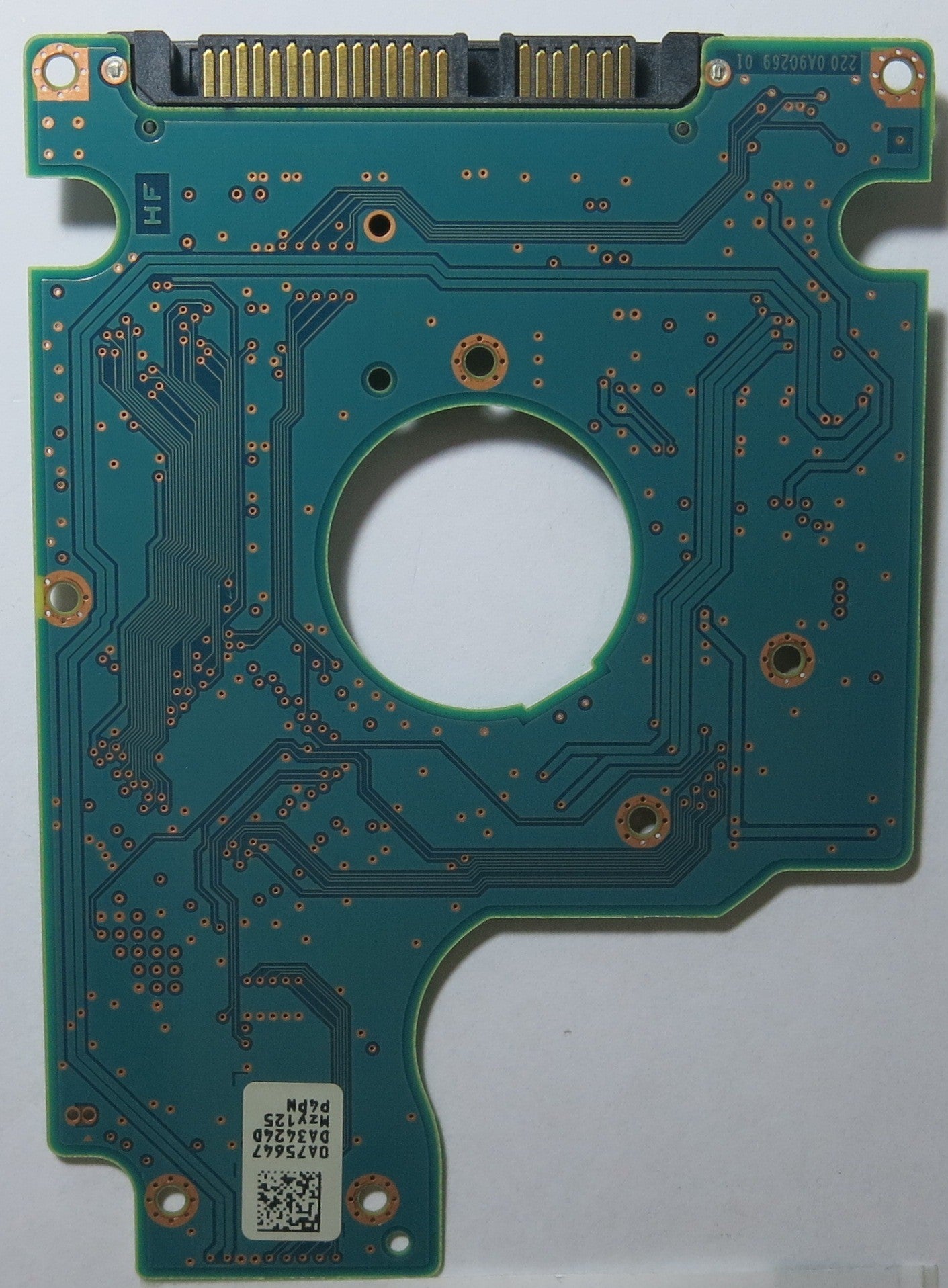 HITACHI HTS543216A7A384 MLC DA424 220  0A90269 01 PCB