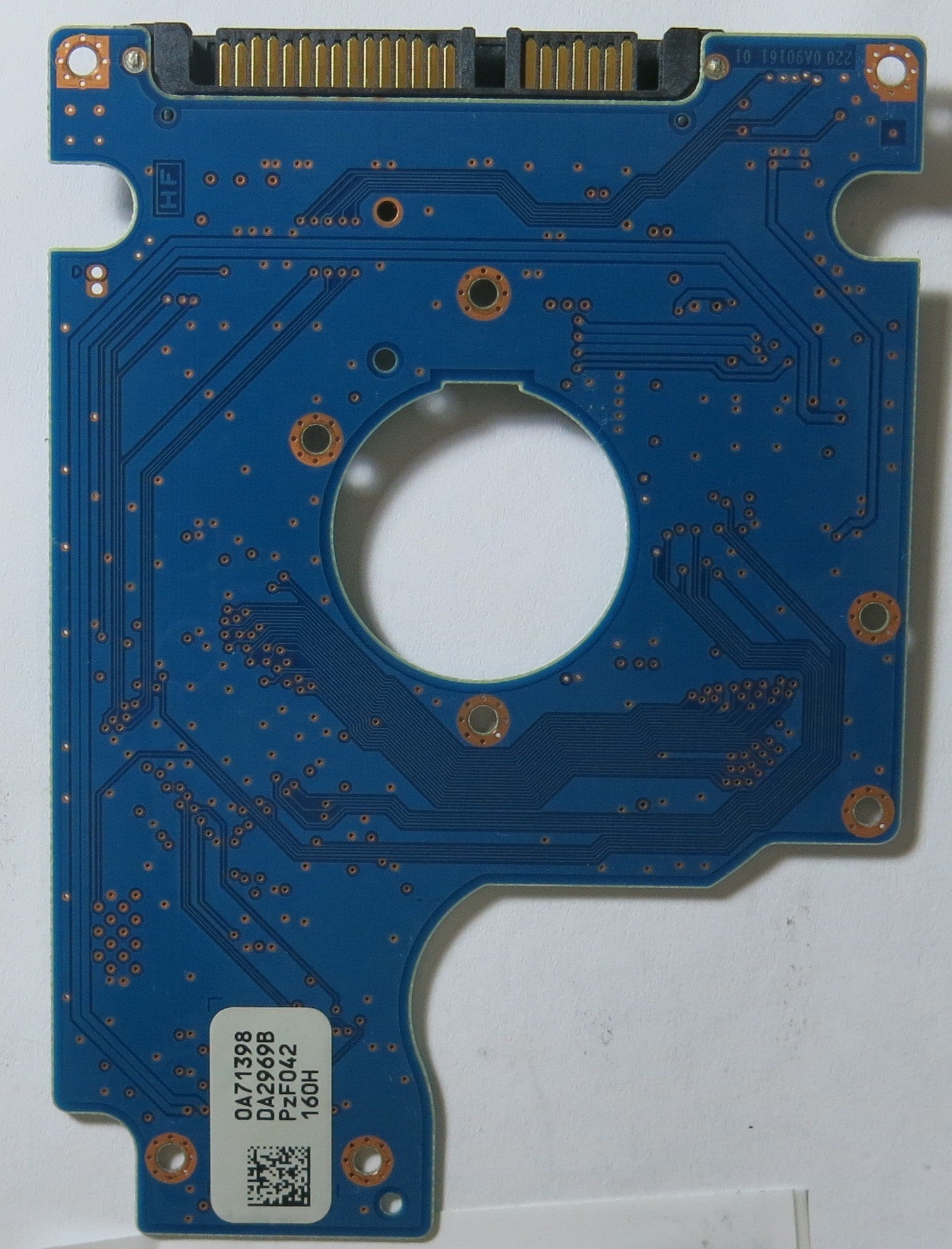 HITACHI HTS545016B9SA00 MLC DA2987 220 0A90161 01 PCB