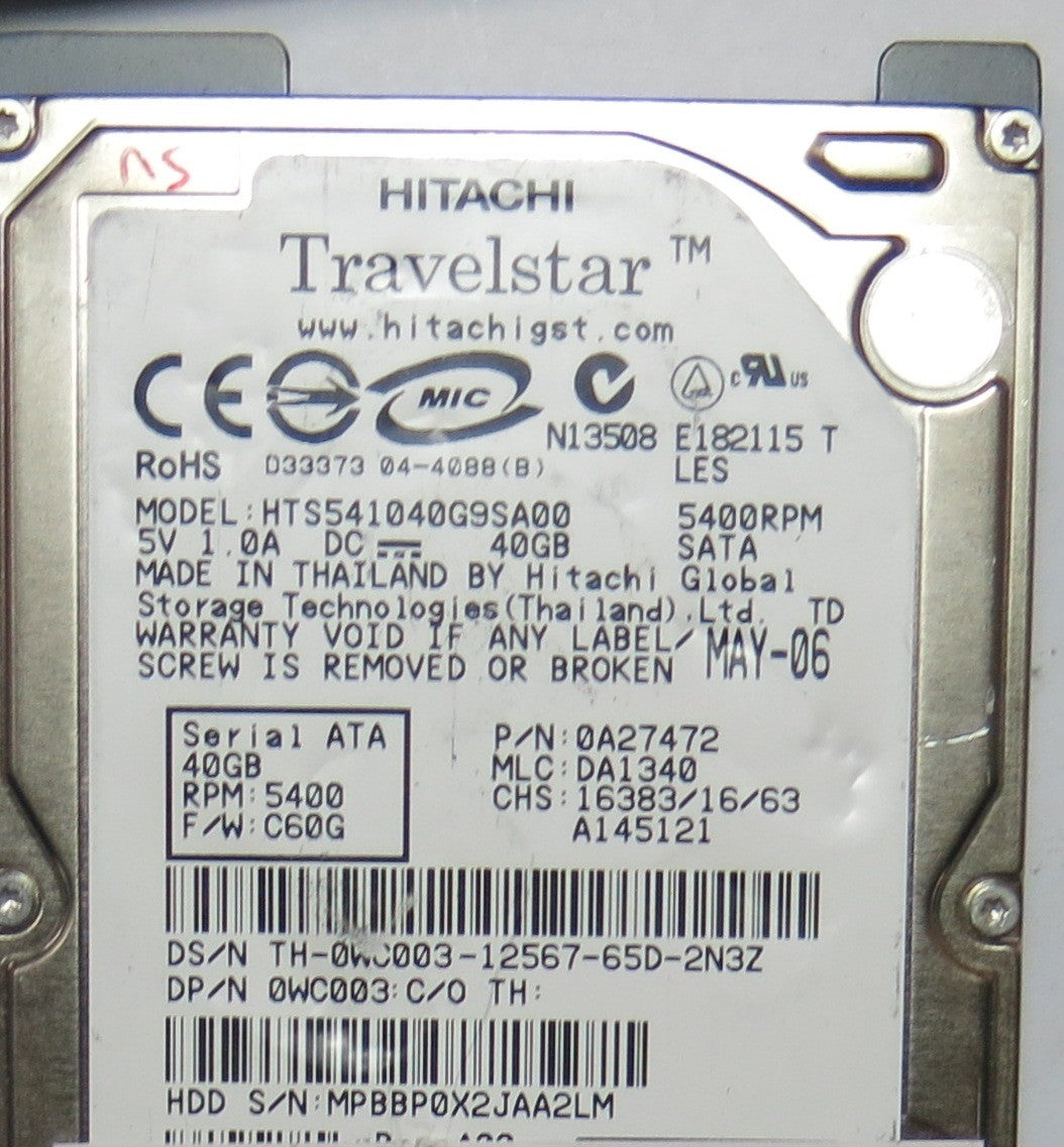 HITACHI HTS545032B9A300,  PCB