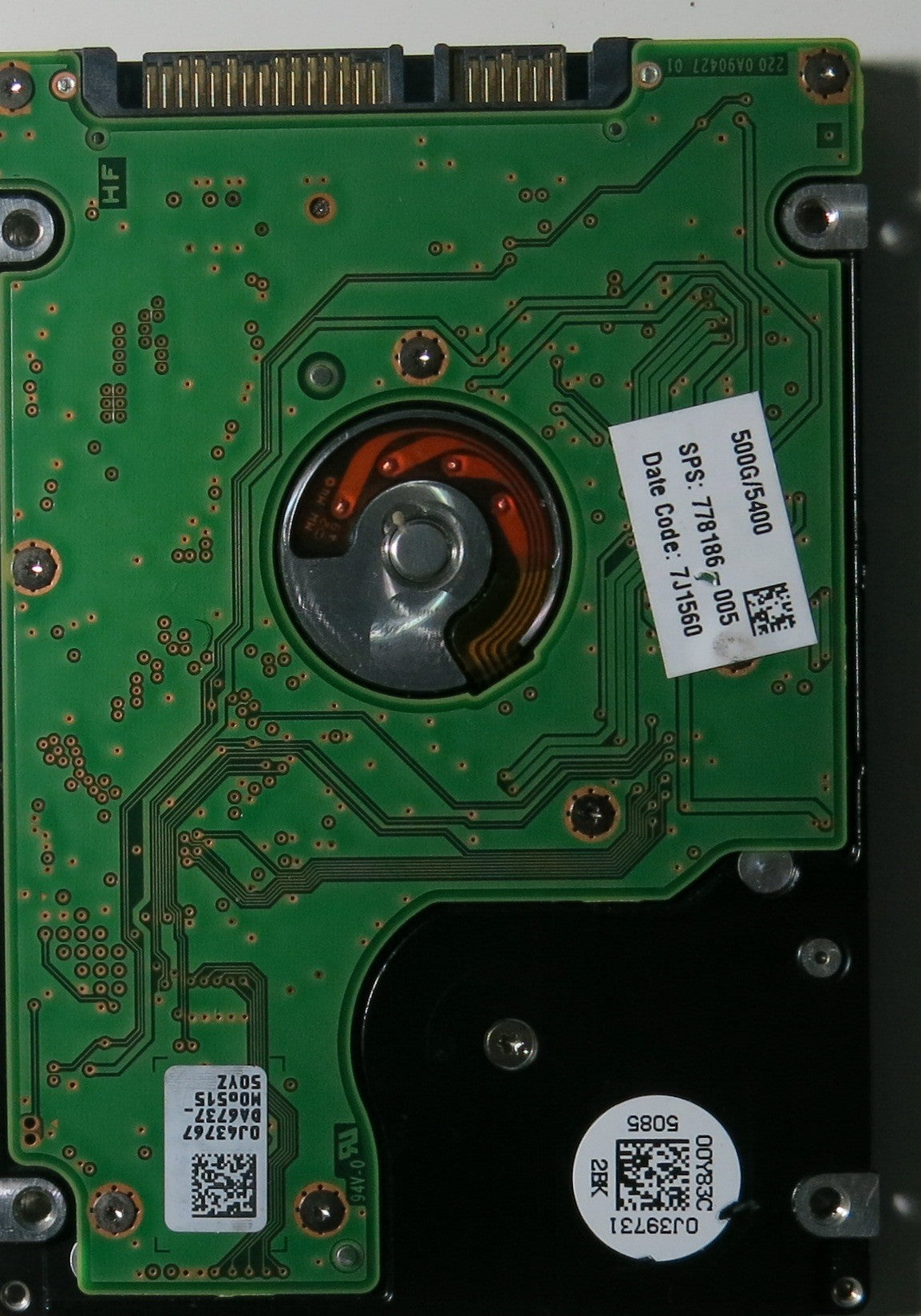HITACHI HTS545050A7E680 PN FW  500.GB
