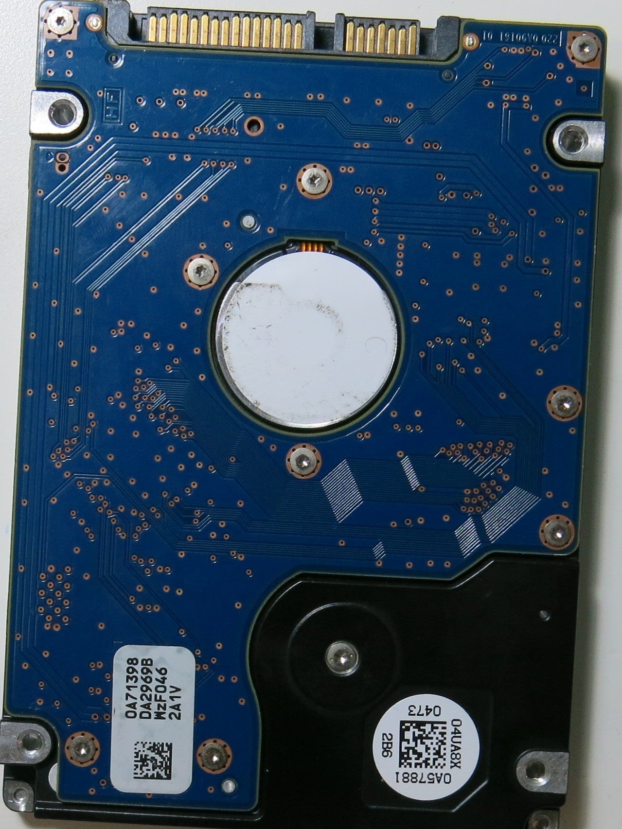 HTS545050B9A300, PCB: 220-0A90161 01, SERIAL NUMBER: 101126PBN475X7CML3TL, FW DA2987, PN 0A70345, 500.GB