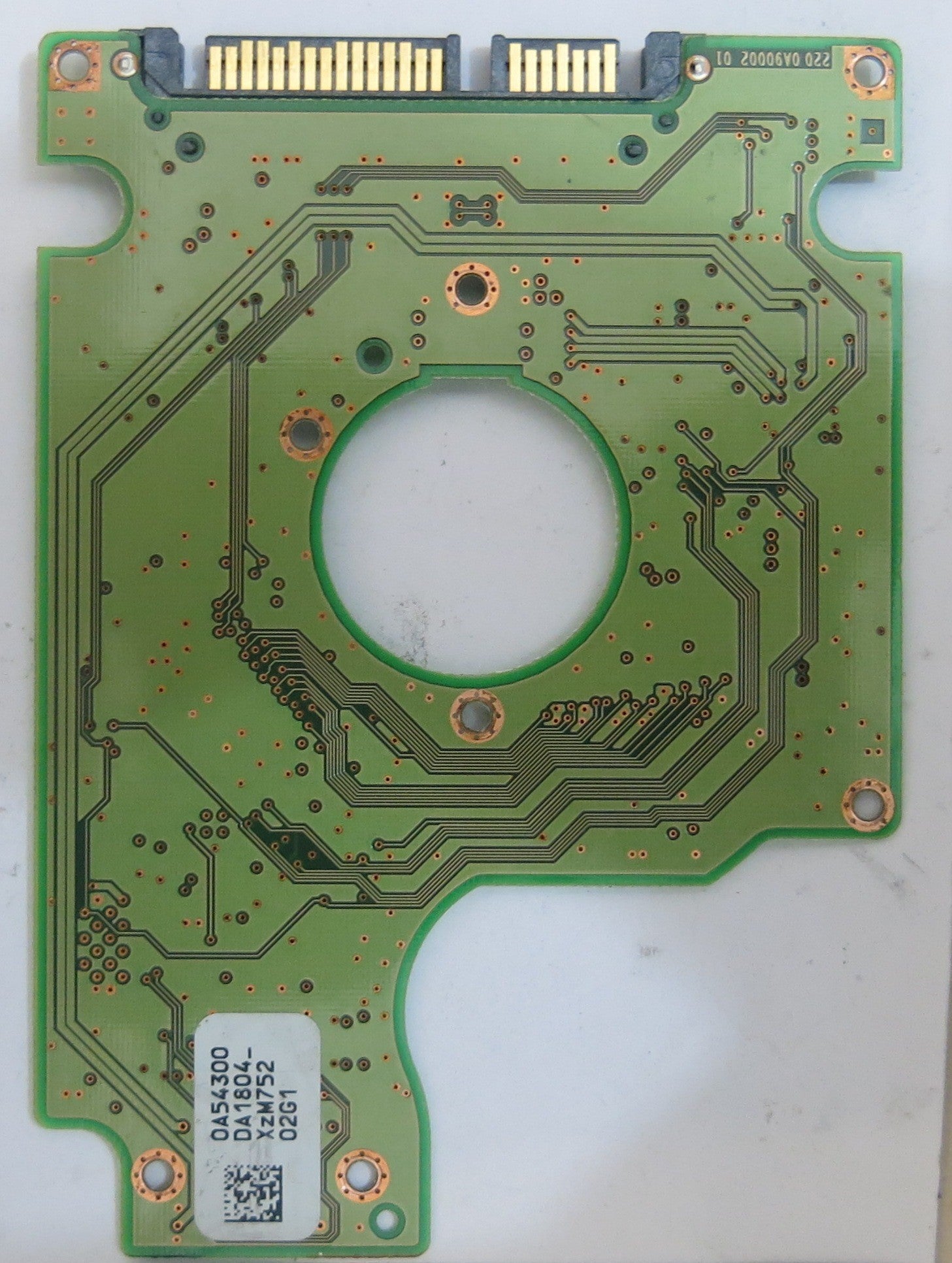 HITACHI HTS722010K9SA00 MLC DA2112 220 0A90002 01 PCB