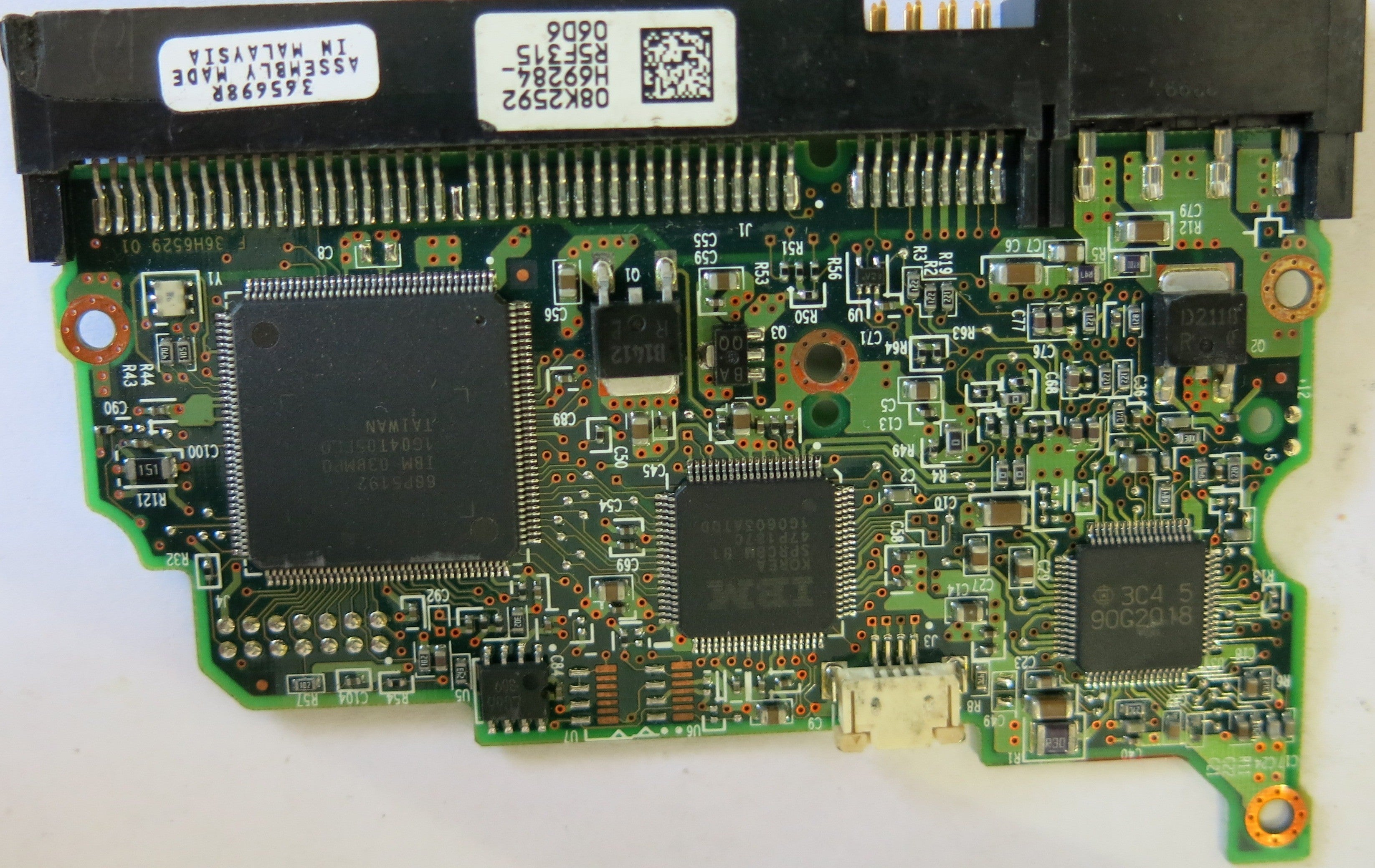 HITACHI IC35L060AVV207-0 P/N 13G0221 F 36H6529 01 PCB