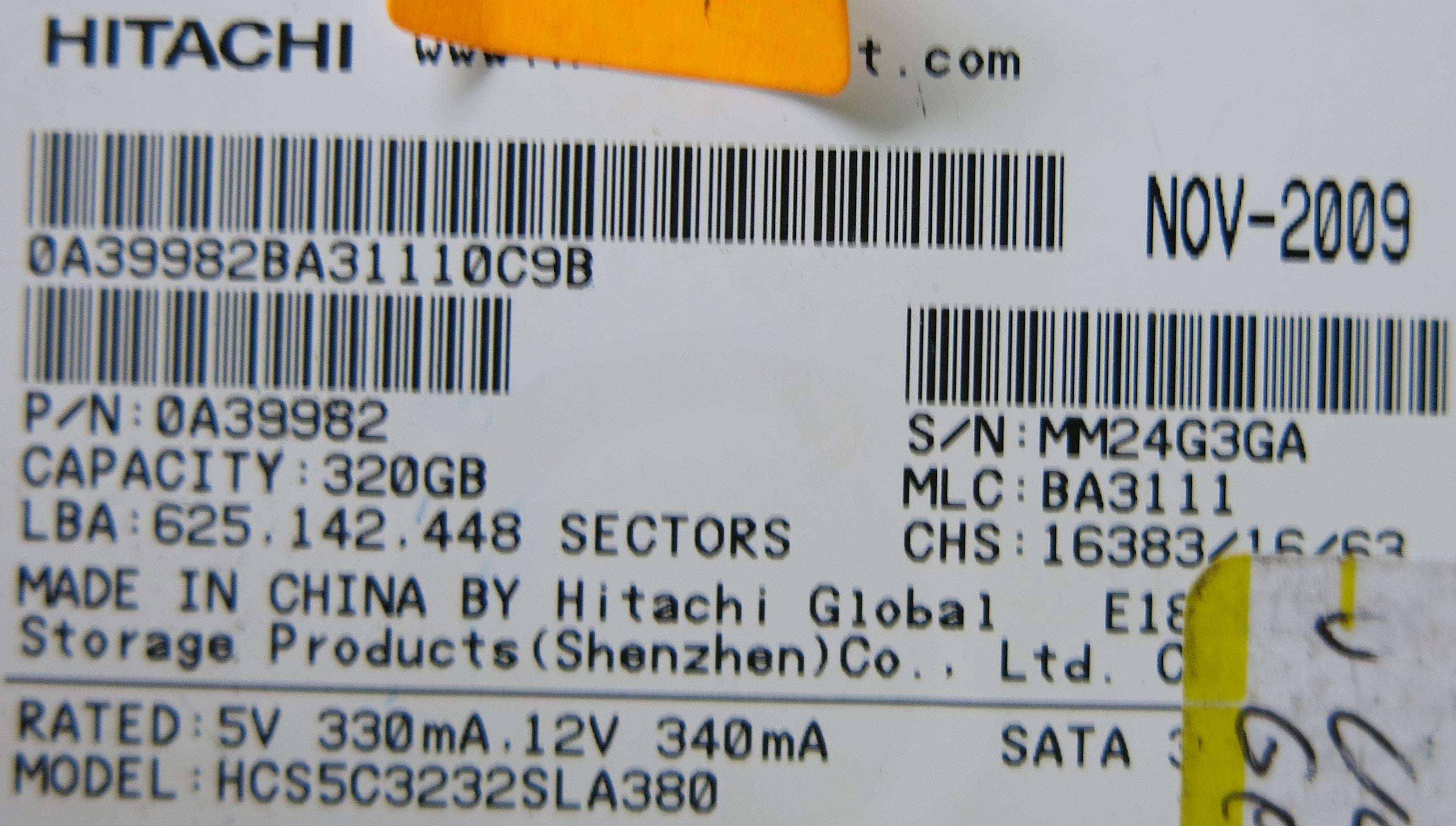 HITACHIHCS5C3232SLA380 110 0A90158 01 PCB