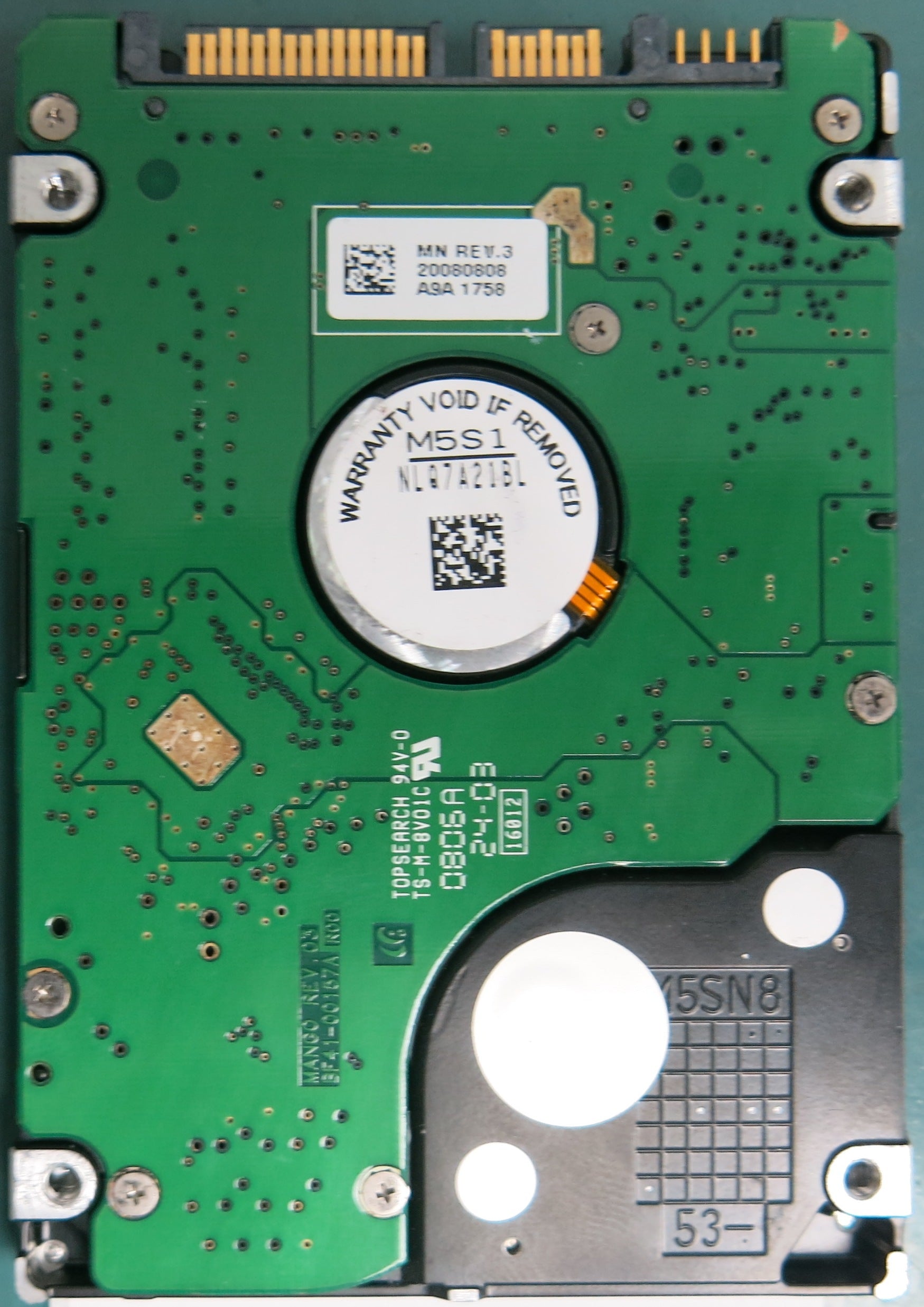HM251JI, S1EWJD0Q802492, 250GB 2.5