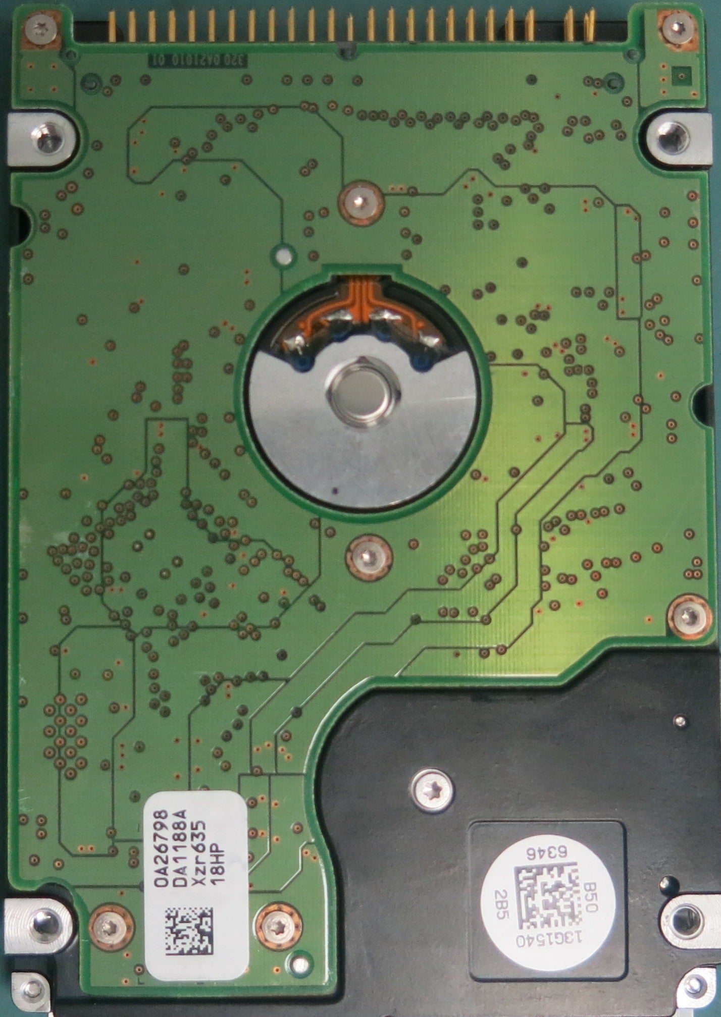 HTS541080G9AT00, Serial Number: XBGZNYAS, P/N: 13G1584, MLC: DA1175, 80GB 3.5, PCB: 320 0A21010 01