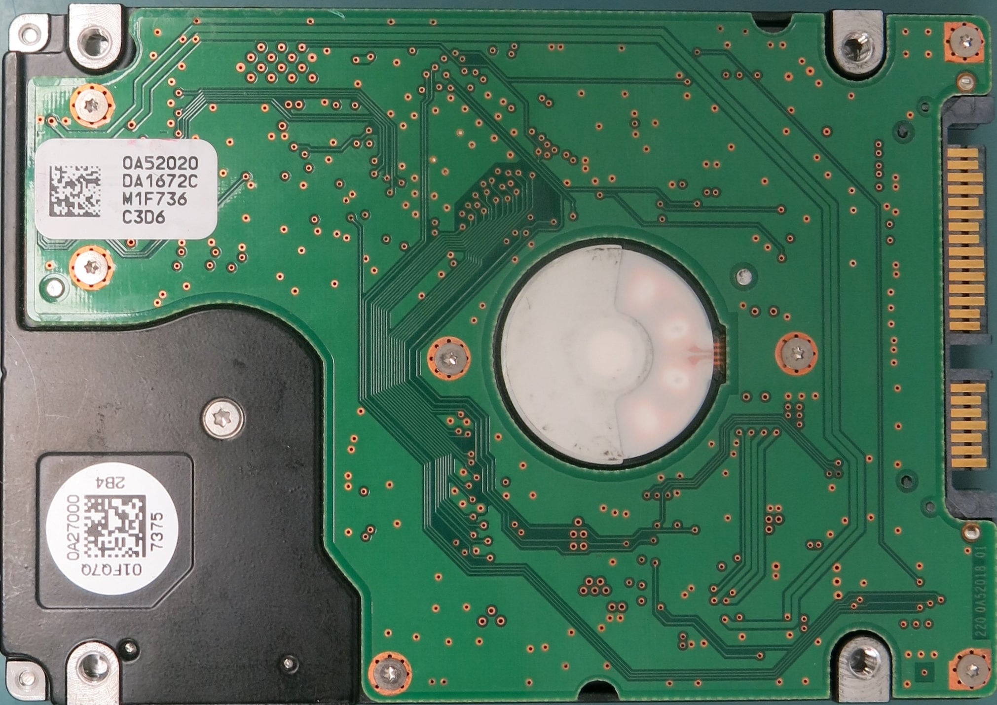 HTS541680J9SA00, P/N: 0A55028, MLC: DA1982, 80GB 2.5