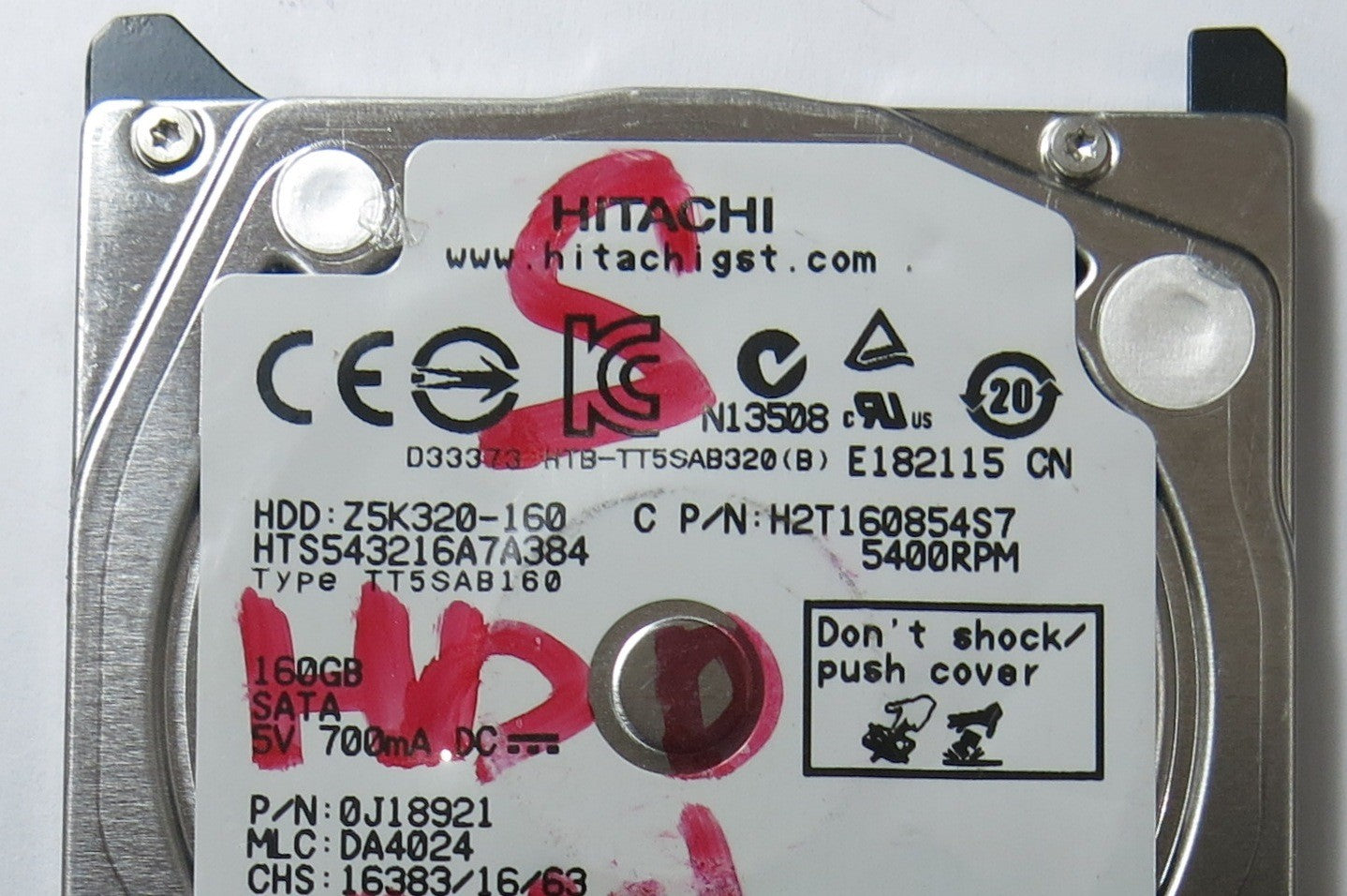 HTS543216A7A384 MLC DA4024 220 0A90269 01PCB