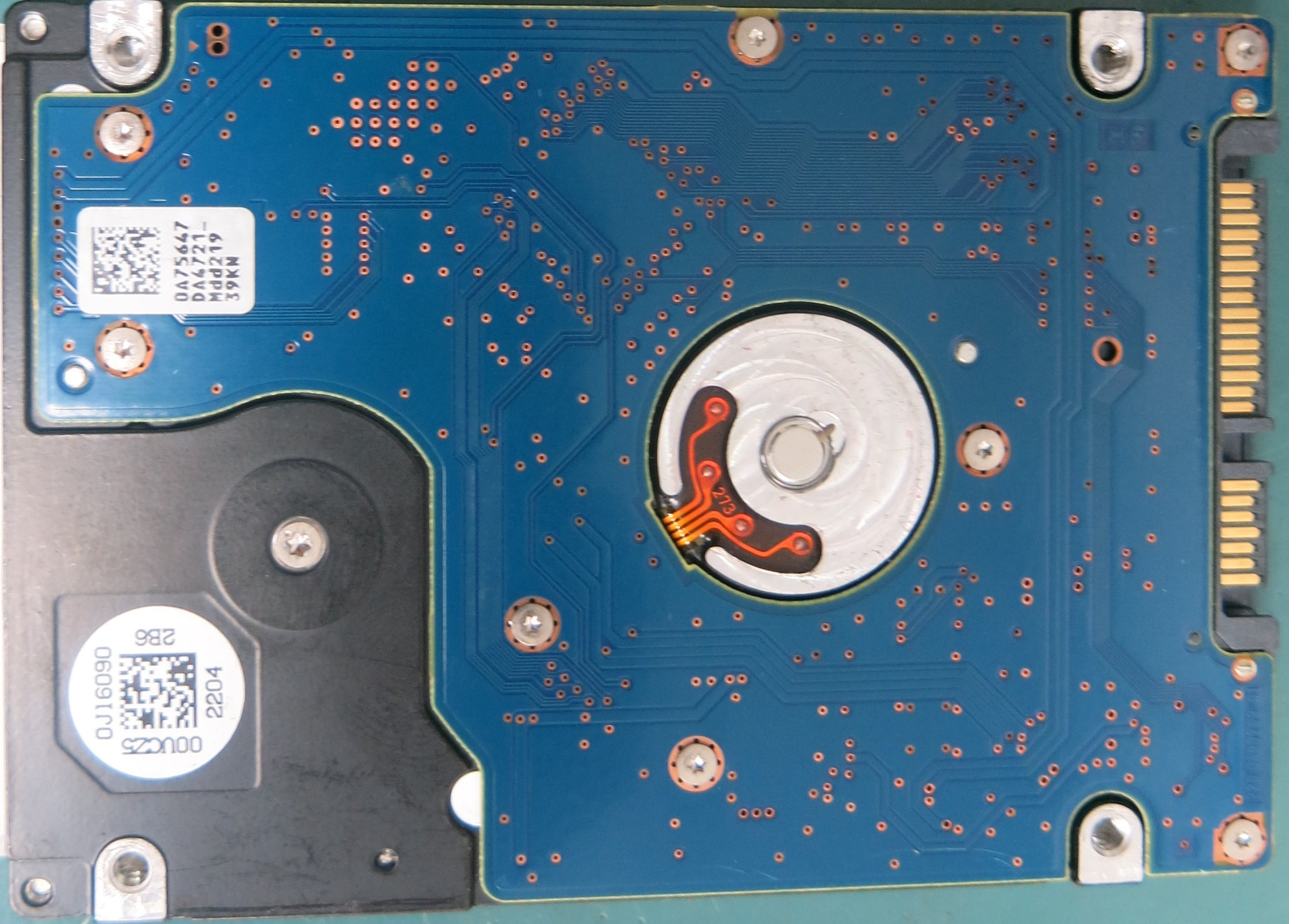 HTS543216A7A384, Serial Number: 120520E2005340E6V8DJ, P/N: 0JI8921, MLC: DA4024, 160GB 3.5
