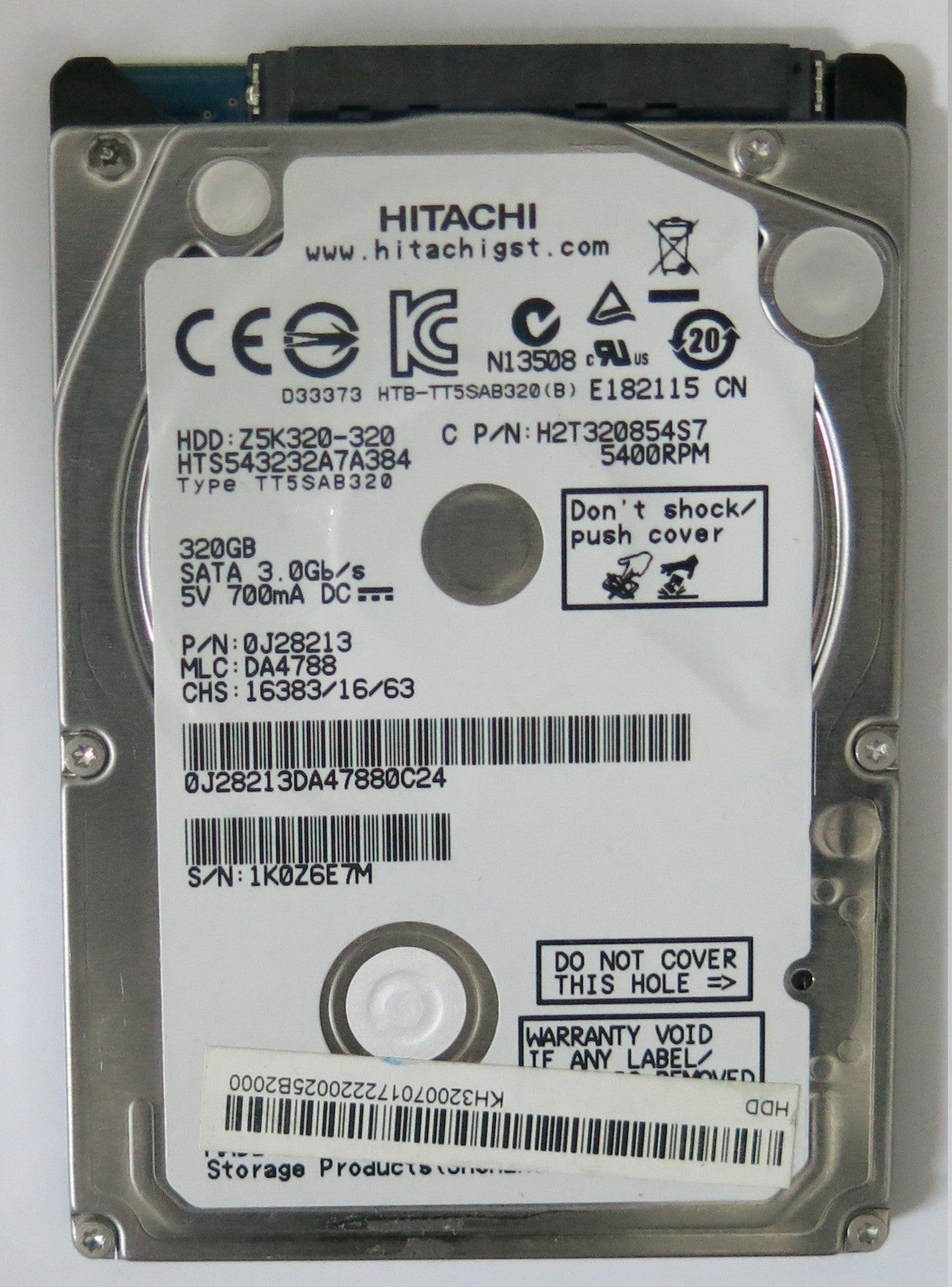 HTS543232A7A384 PCB 220 0A90269 01  320GB
