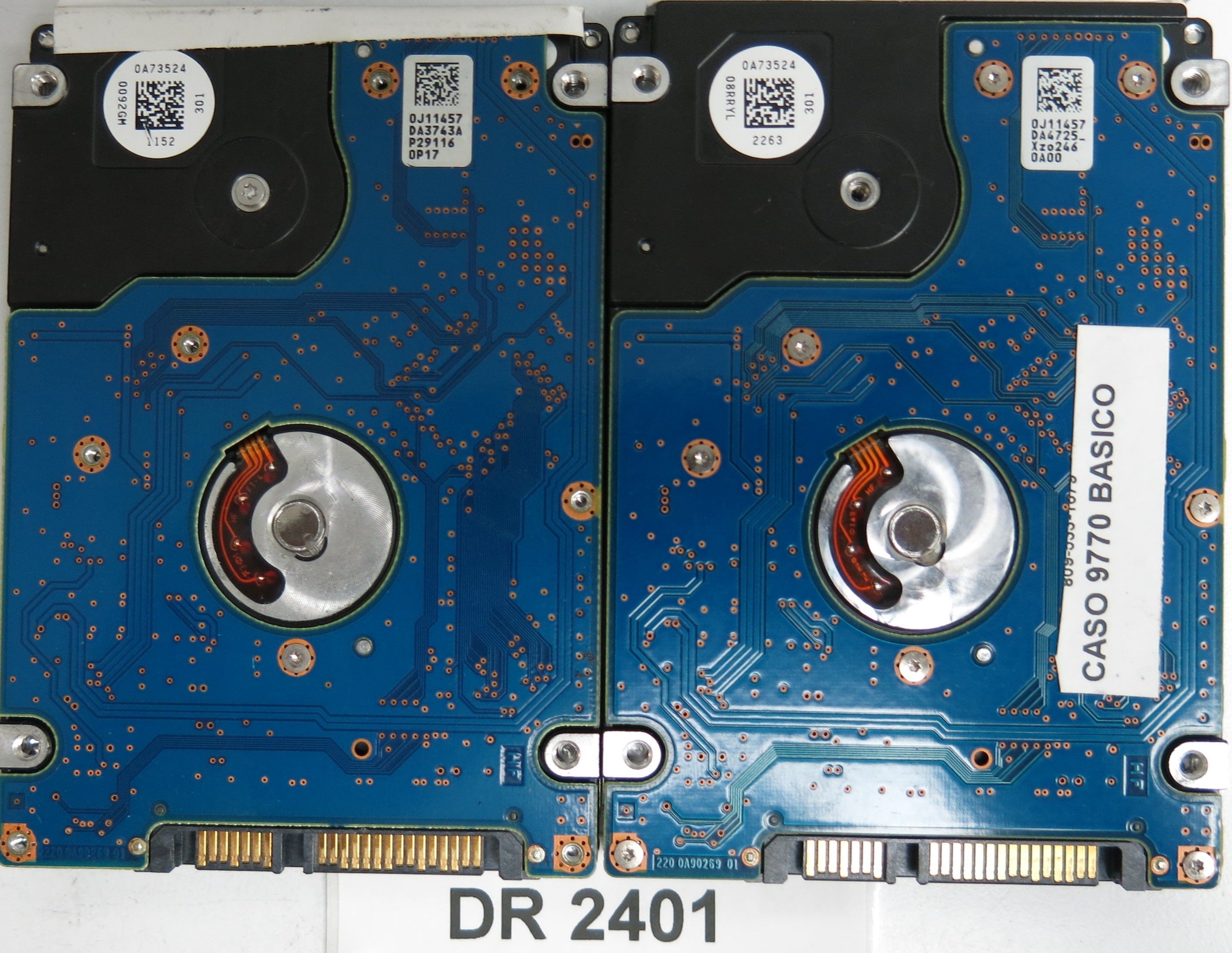 HTS547575A9E384, Serial Number: 121122J2140020E5N2WB, P/N: 0J15353, MLC: DA3928, 750GB 3.5, PCB: 220 0A90269 01