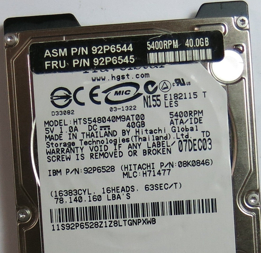 HTS548040M9AT00  320 08K1797 01 PCB