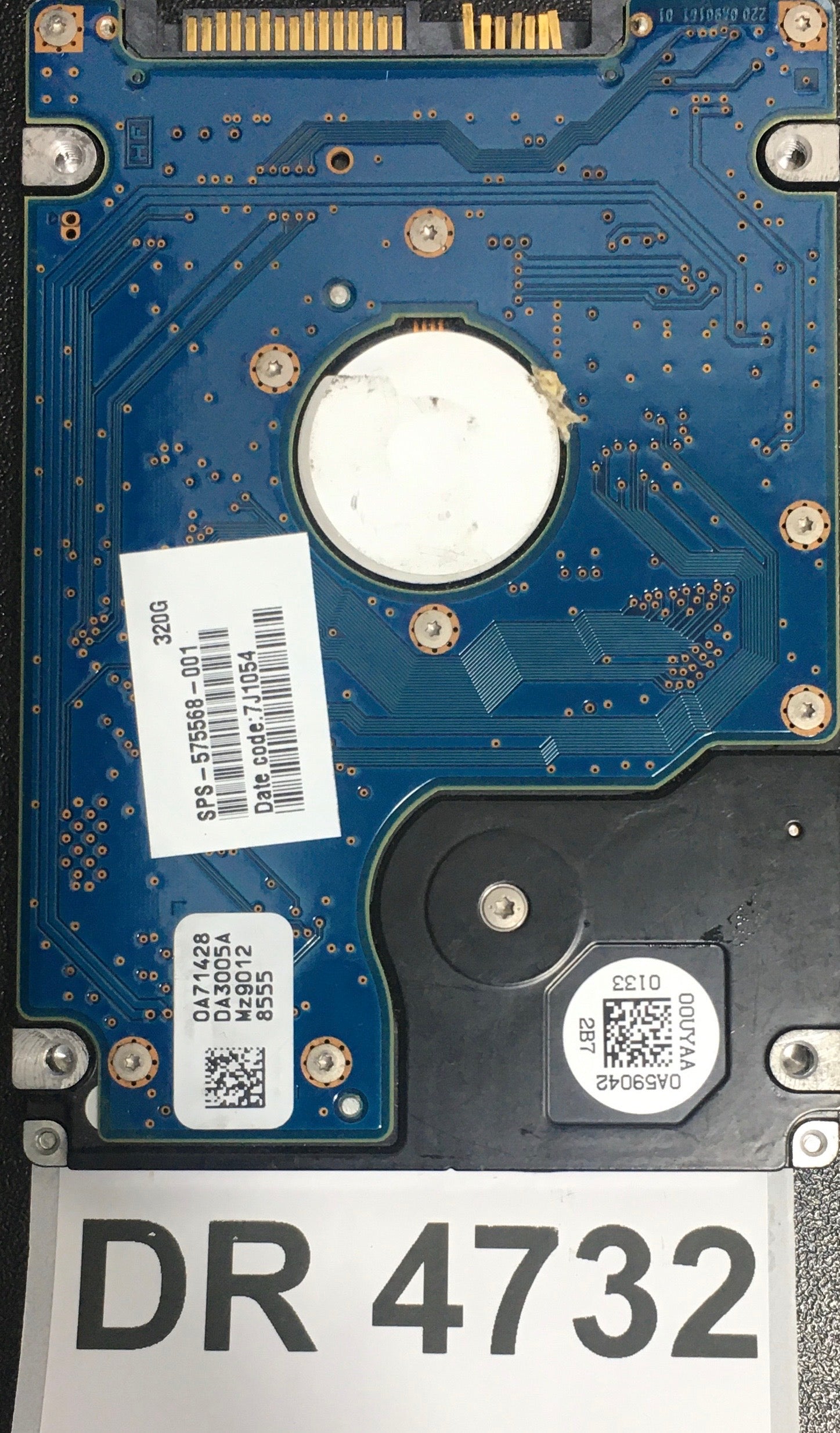 HTS725032A9A364,  Serial: 100412PCKC00VPHSS36J,  3GB 2.5,  PCB : 220 0A90161 01,