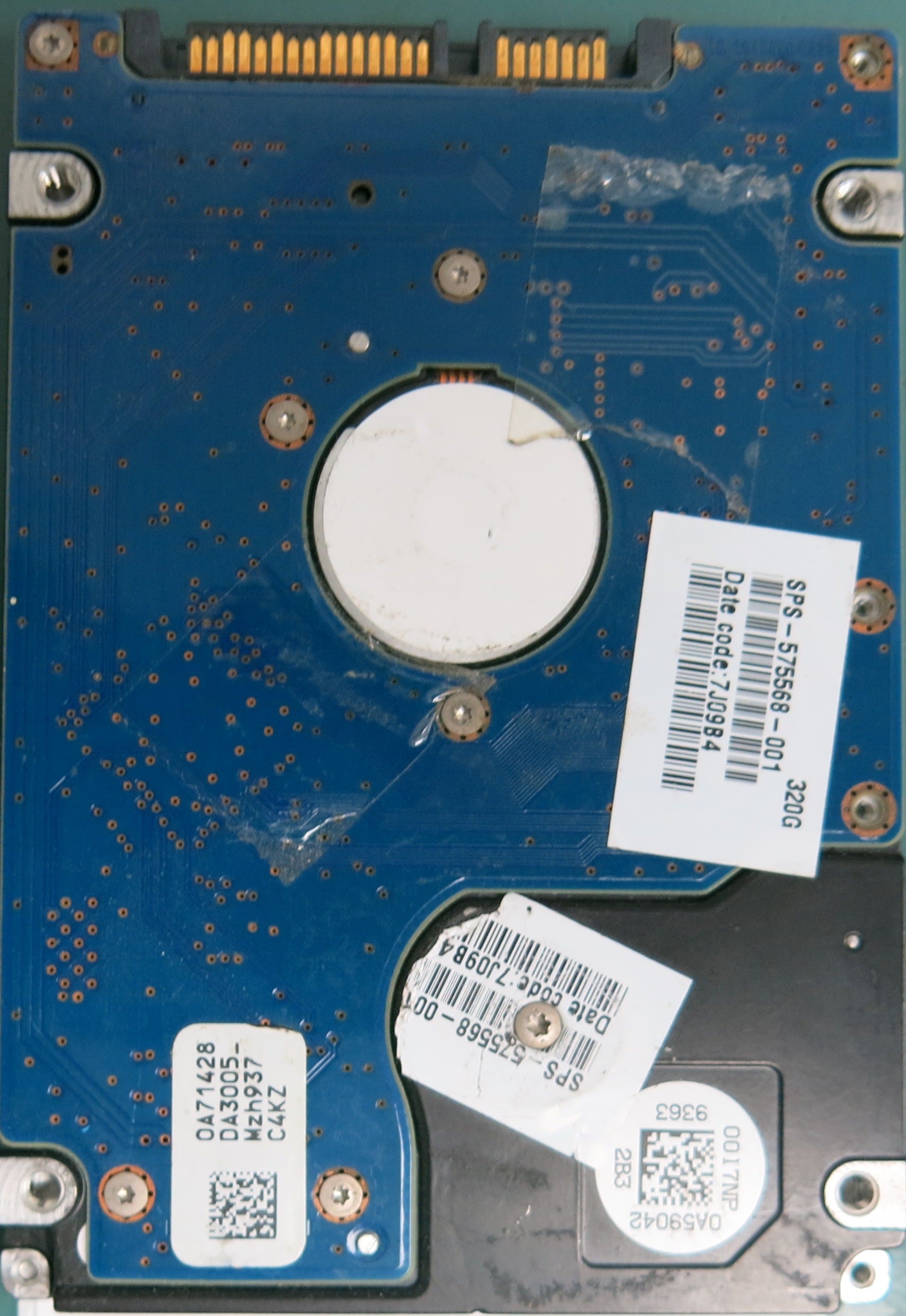 HTS725032A9A364 Serial Number: 580303-001, P/N: 0A73303, MLC: DA3212, 320GB 2.5