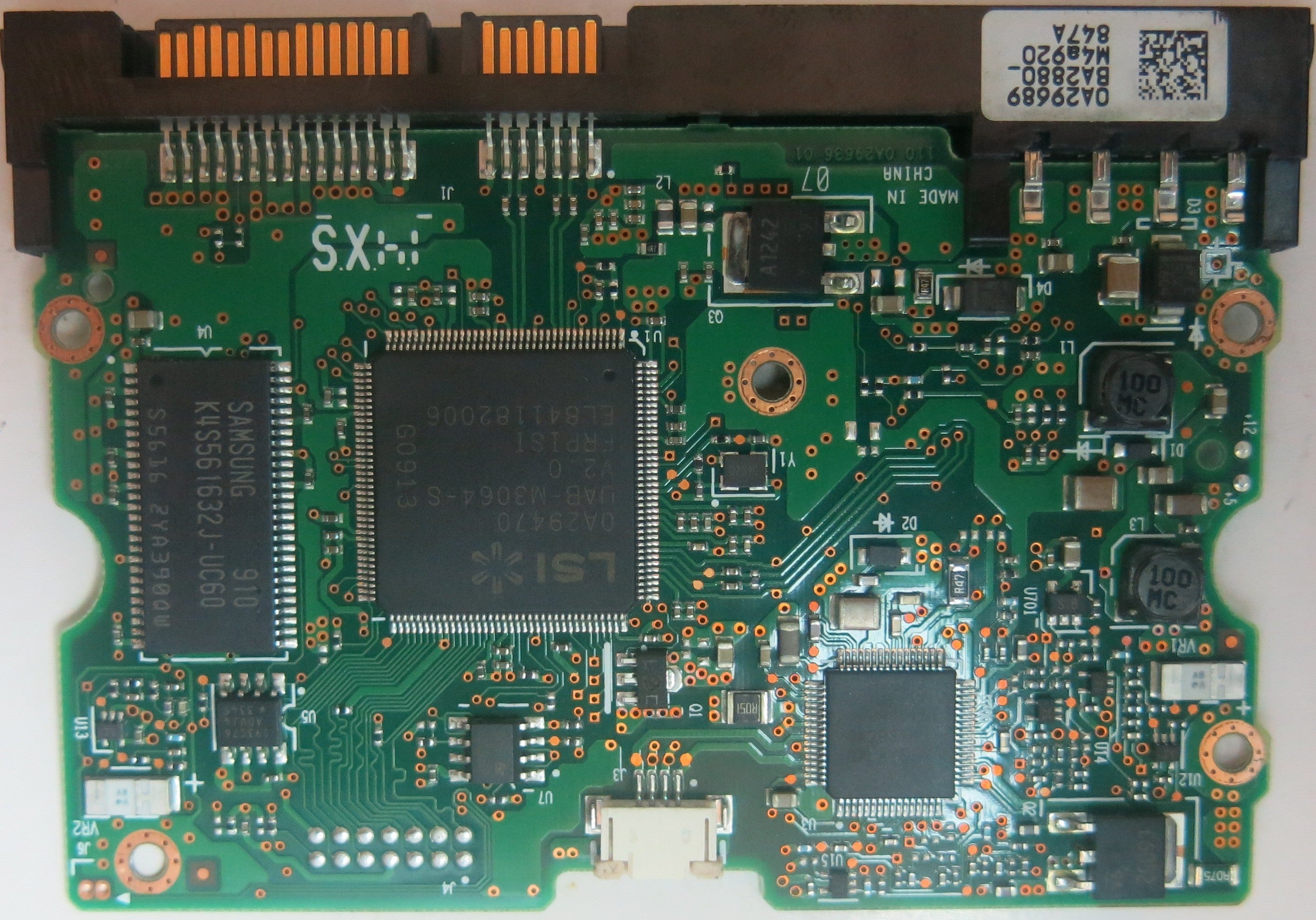 HUA721010KLA330 MLC BA3225 110 0A29636 01 PCB