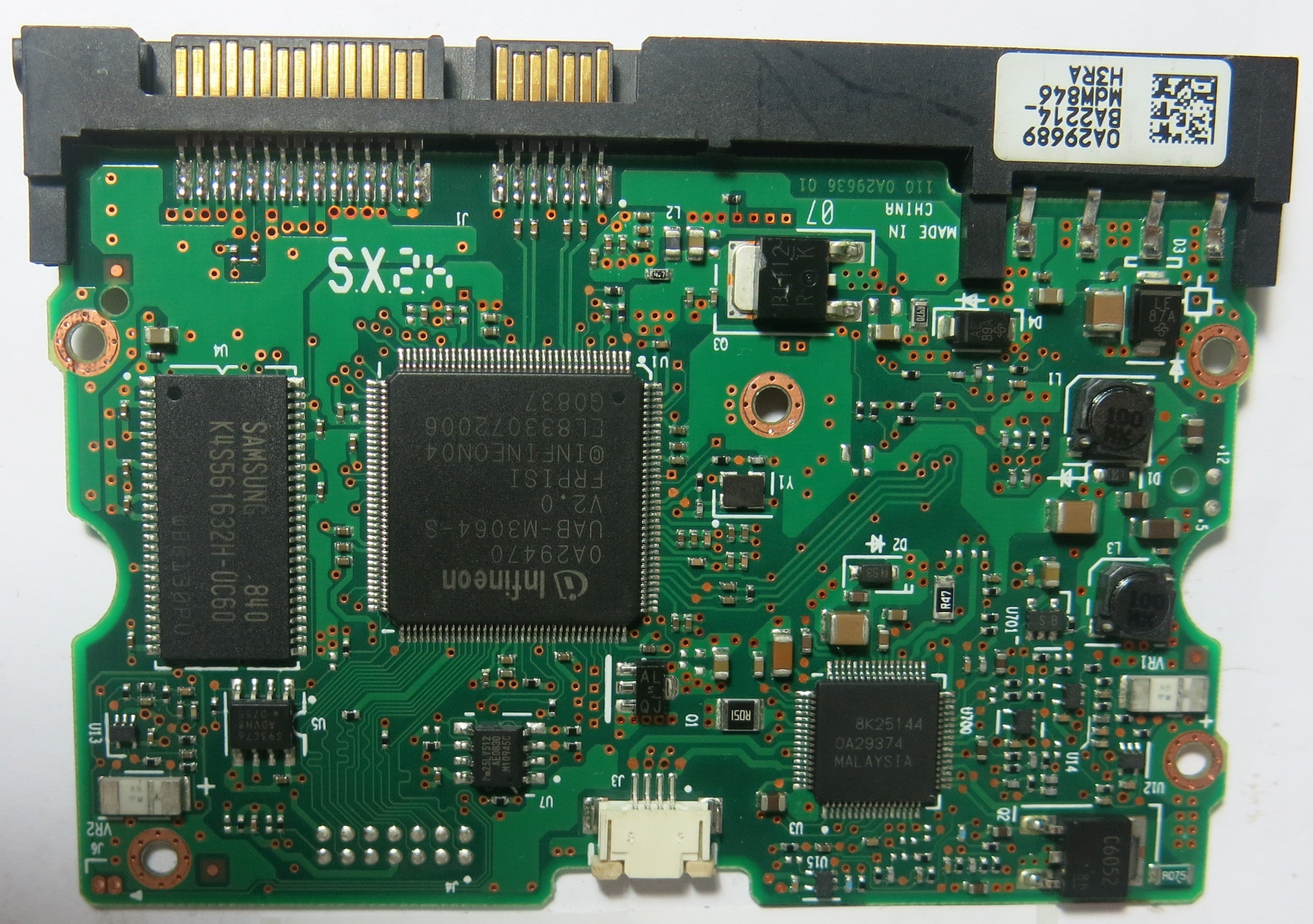 HUA721050KLA330 MLC BA3163 110 0A29636 01 PCB