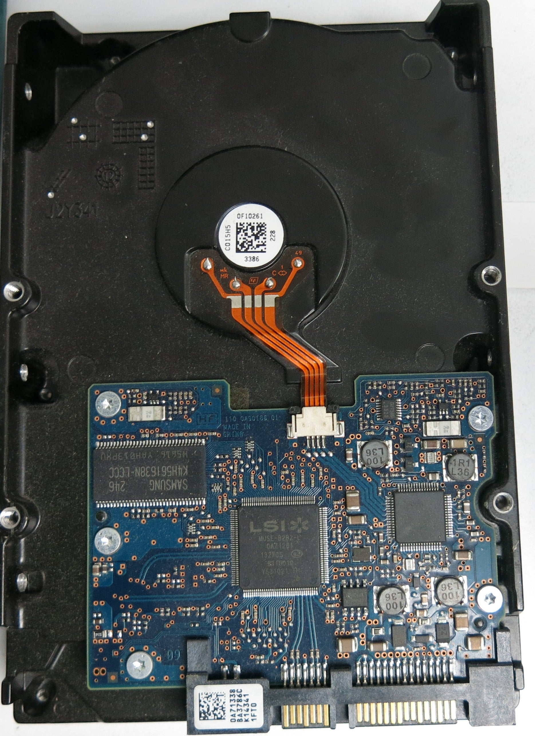 HUA722010CLA330, Serial Number: N136YZAL, P/N: 0F11387, MLC: JPT3HC, 1TB 3.5, PCB: 110 0A90188 01