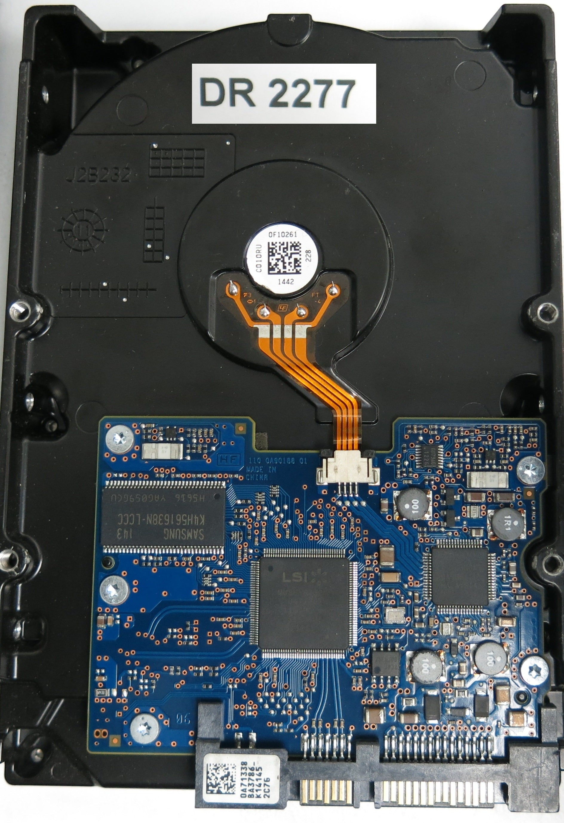 HUA722010CLA331, Serial Number: J83HVPWV, P/N:0F11540, MLC: JPT3NH, 1TB 3.5, PCB: 110 0A90188 01