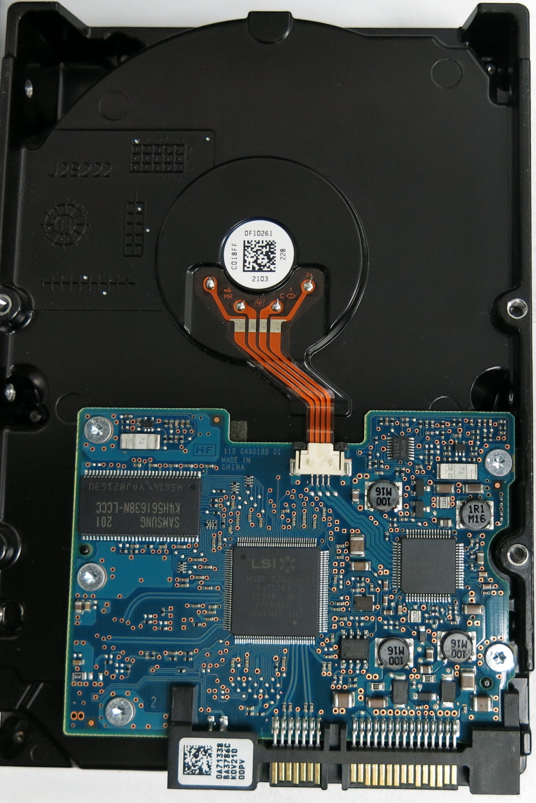 HUA722010CLA331, Serial Number: N0209TPL, P/N: 0F11540, MLC: JPT3NH, 1TB 3.5, PCB: 110 0A90188 01