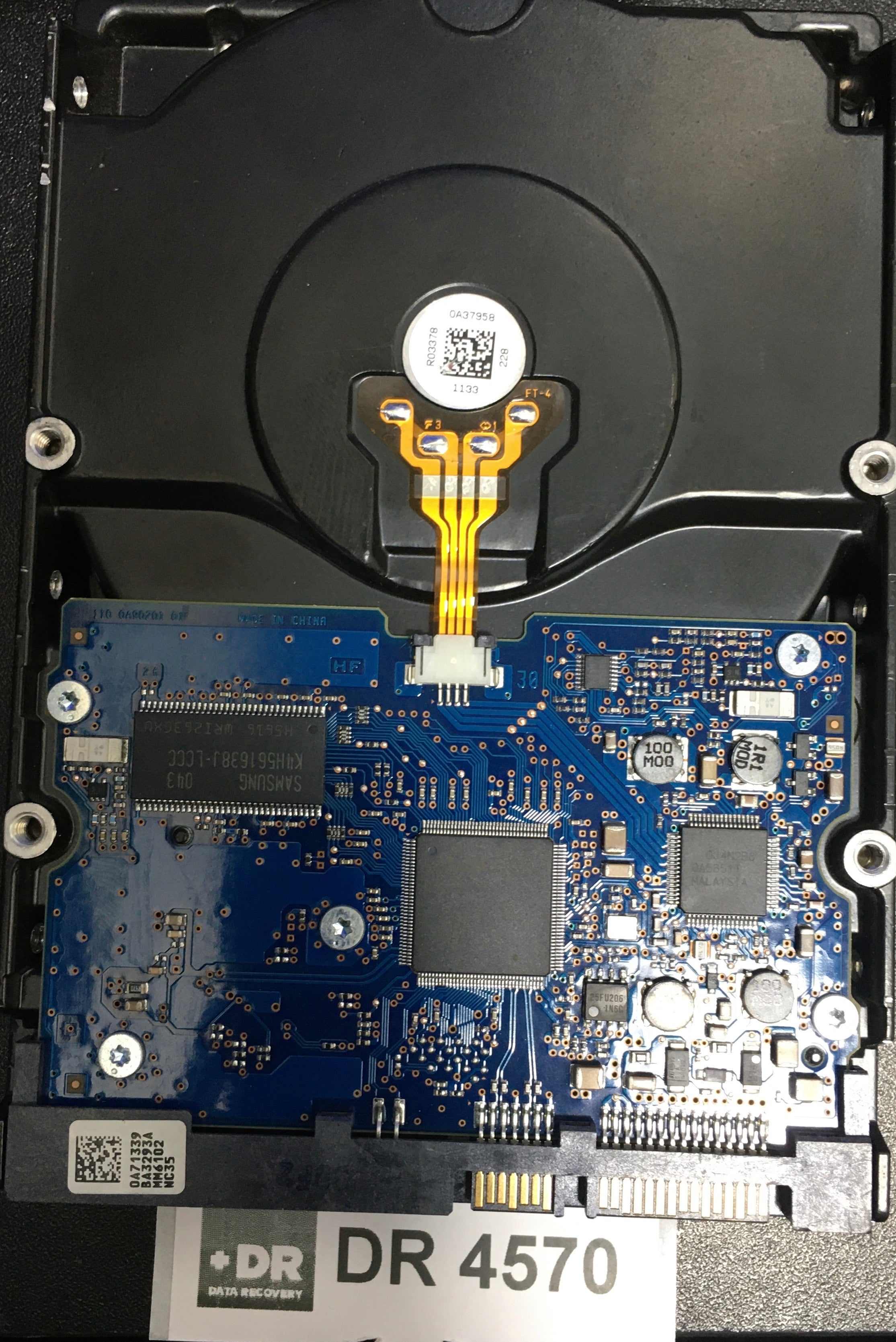 HUA722020ALA330,  P/N: 0F10312,  Serial: BFG0ZZ8R,  2000GB 3.5  110 0a90201 01 PCB