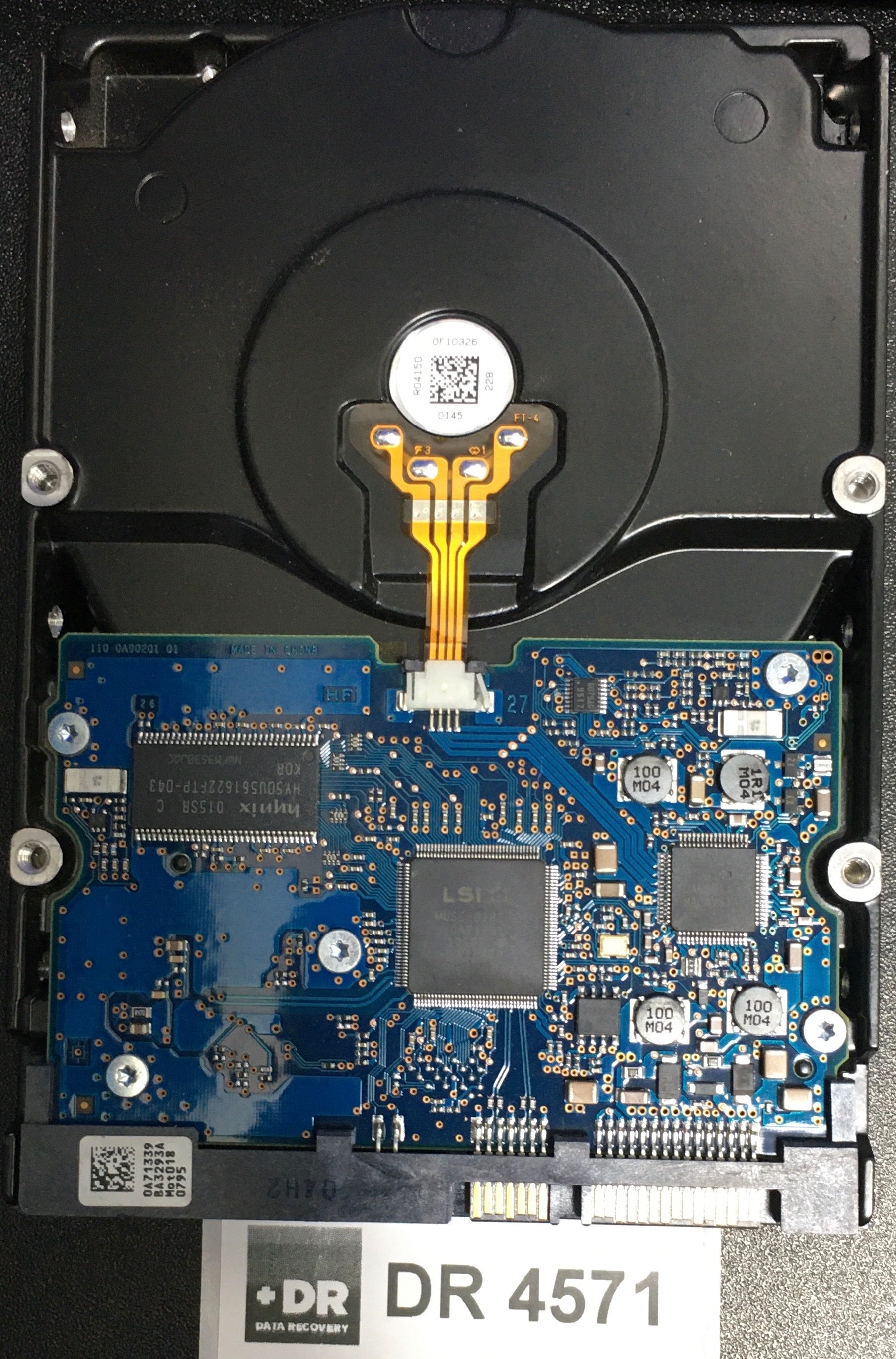 HUA722020ALA330,  P/N: 0F10312,  Serial: YBJWZ9MF,  2000GB 3.5  PCB 110 0A90201 01