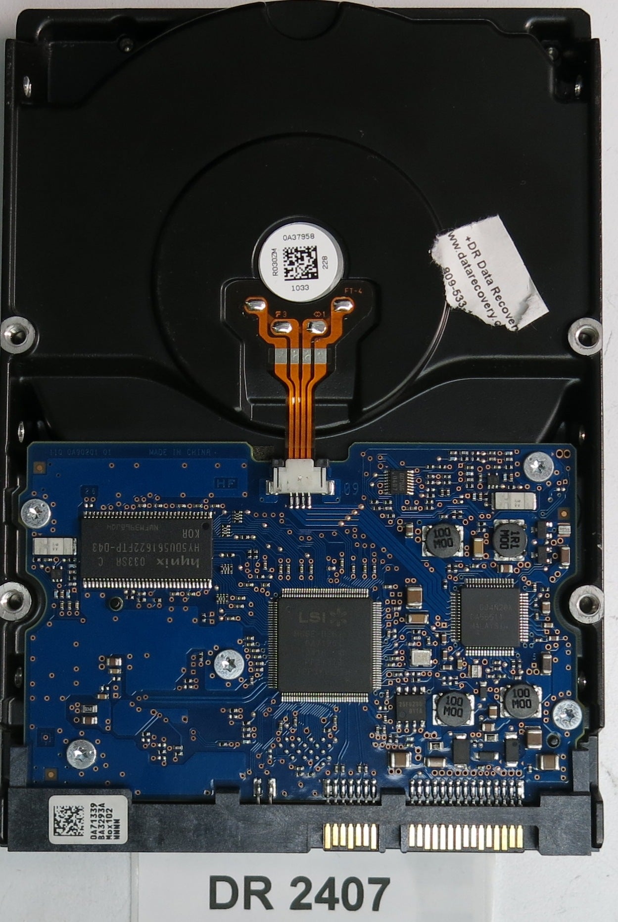 HUA722020ALA330, Serial Number: B9K6DTBF, MLC: JPK3GA, 2TB 3.5, PCB: 110 0A90201 01