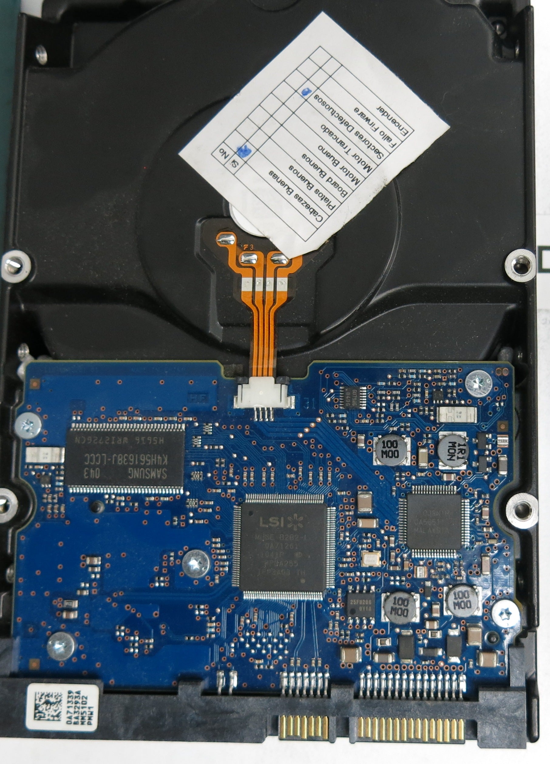 HUA722020ALA330, Serial Number: B9K798SF, P/N: 0F10632, MLC: JPK3GA, 2TB 3.5