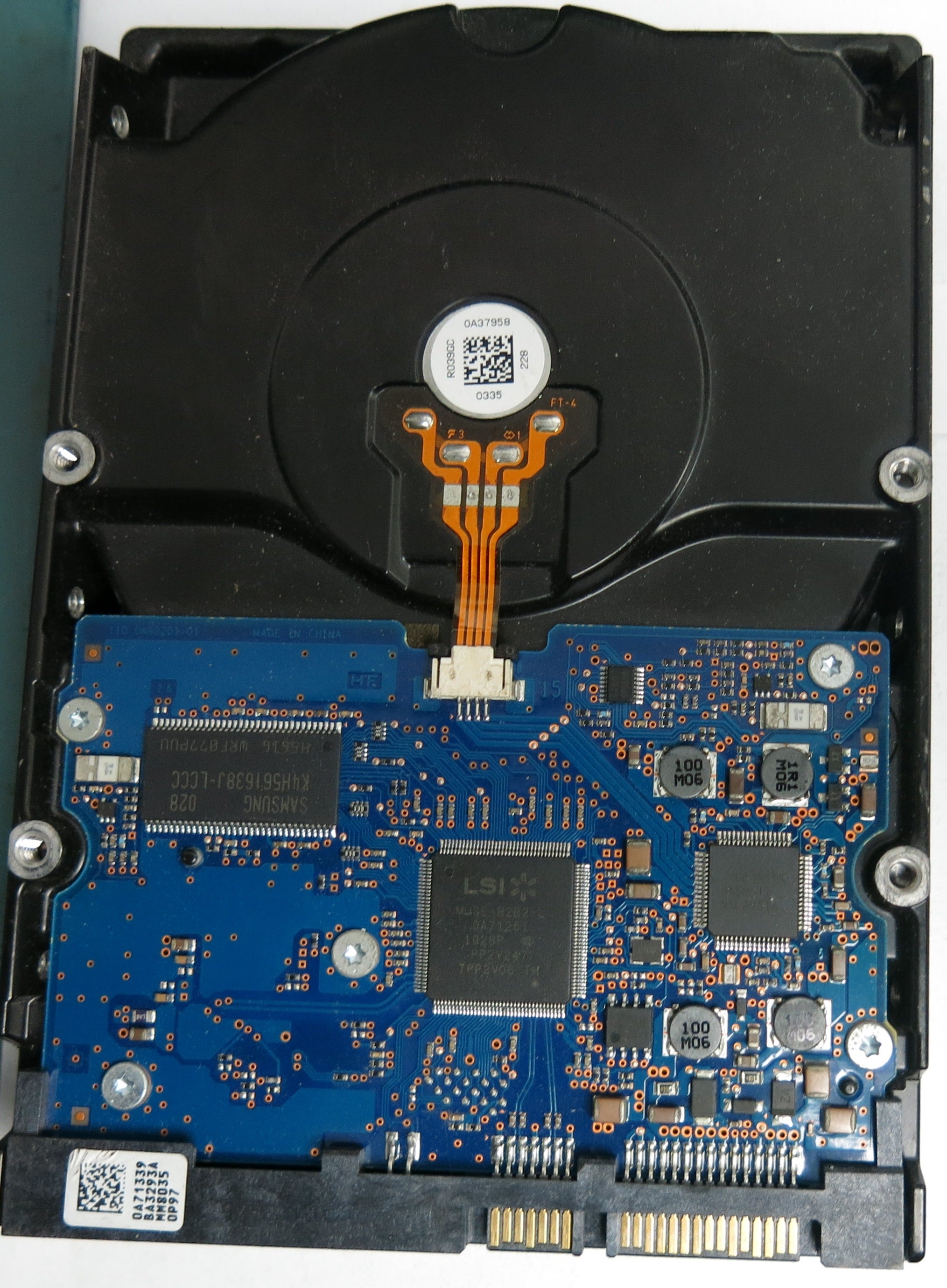 HUA722020ALA331, Serial Number: B8GN16HX, P/N: 0F0629, MLC: JPK3FD, 2TB 3.5