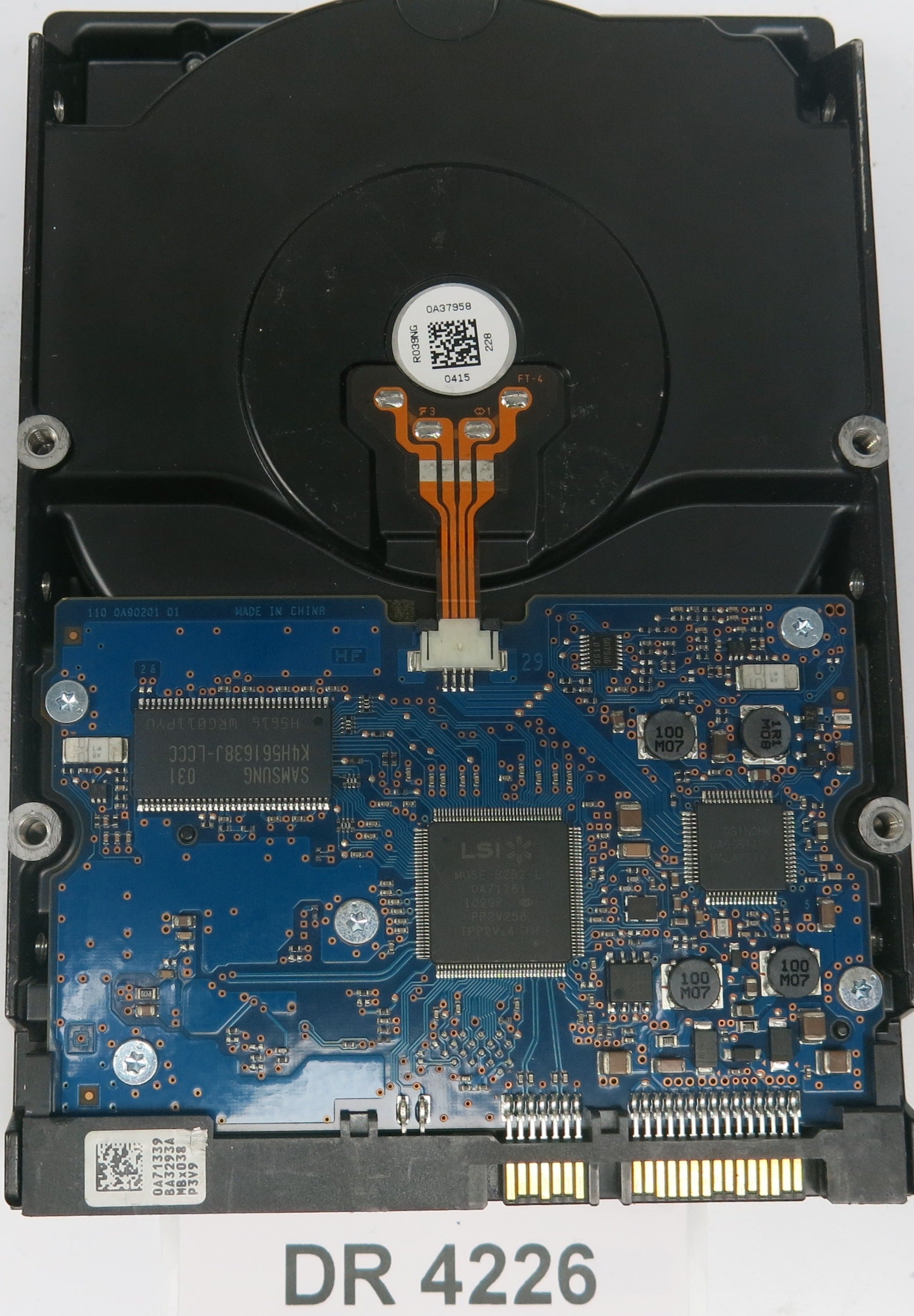 HUA722020ALA331, Serial Number: B9HG1PZF, P/N: 0F10629, MLC: JPK3FD, 2TB 3.5, PCB: 110 0A90201 01