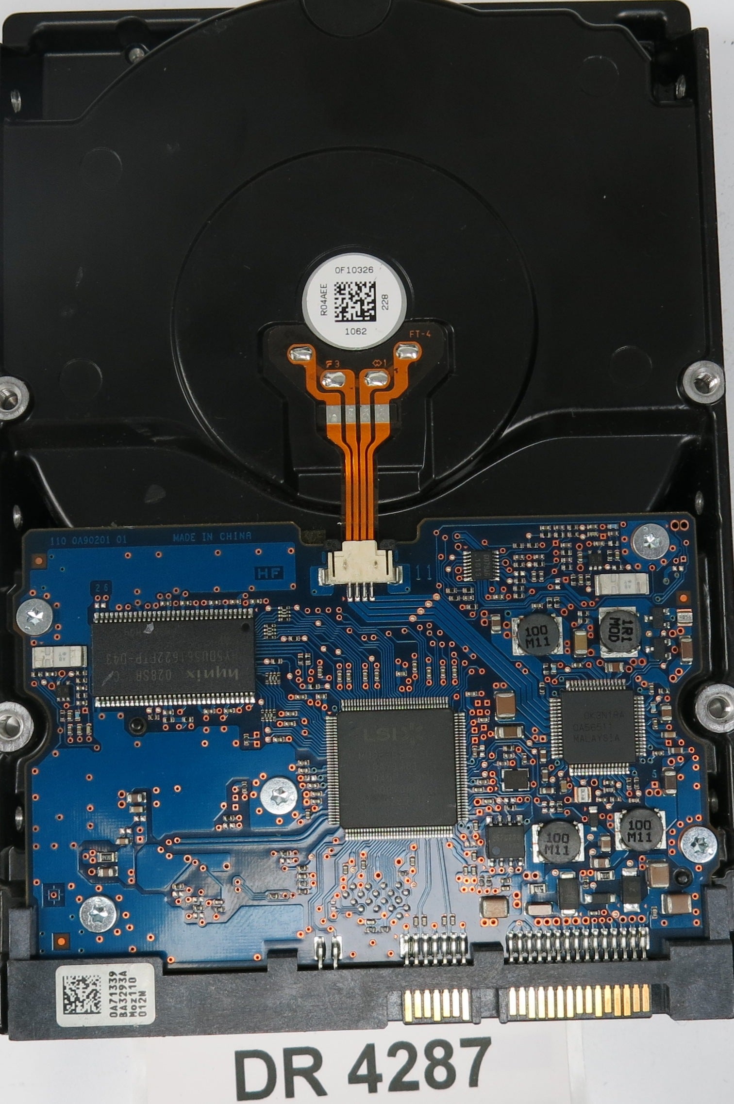 HUA722020ALA331, Serial Number: B9KPT10F, P/N: 0F0629, MLC: JPK3FD, 2YB 3.5, PCB: 110 0A90201 01