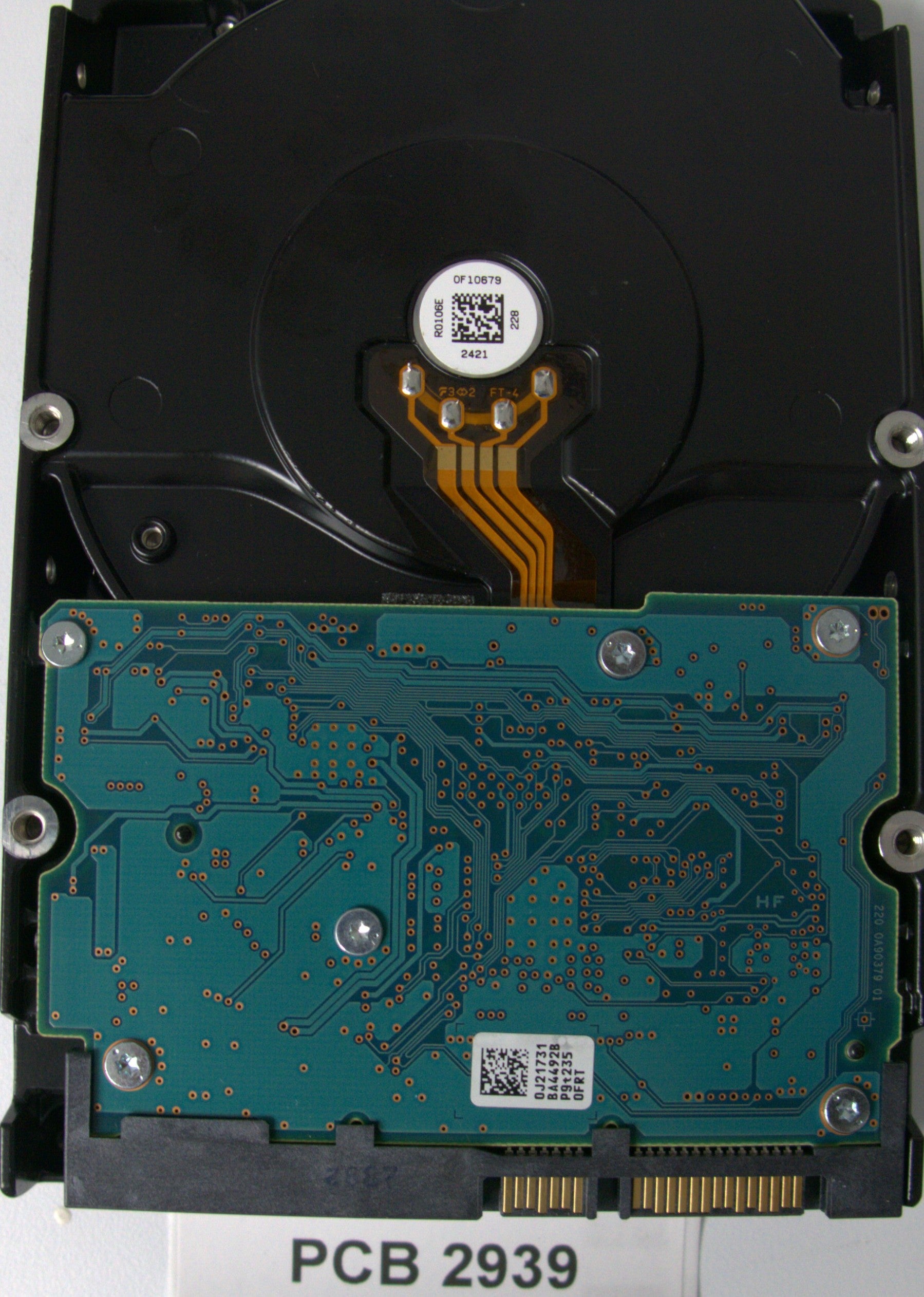 HUS724020ALE640, Serial Number: P6G1ZK8P, P/N: 0F14685, MLC: MPK3B0, 2TB 3.5, PCB: 220 0A90379 01