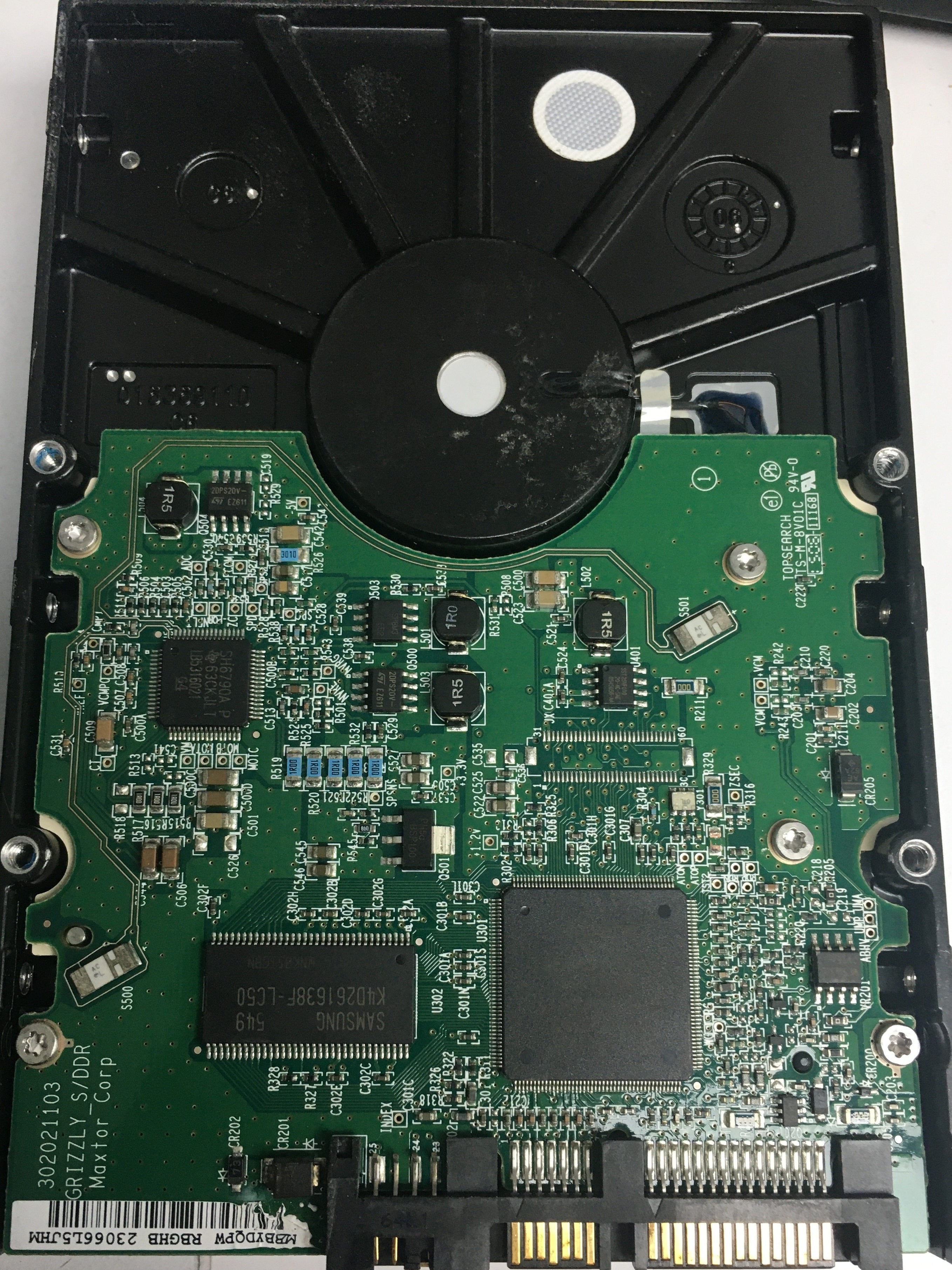 7H500F0,  Serial:H819TTGH,  500GB 3.5,  PCB:302021103- REV A