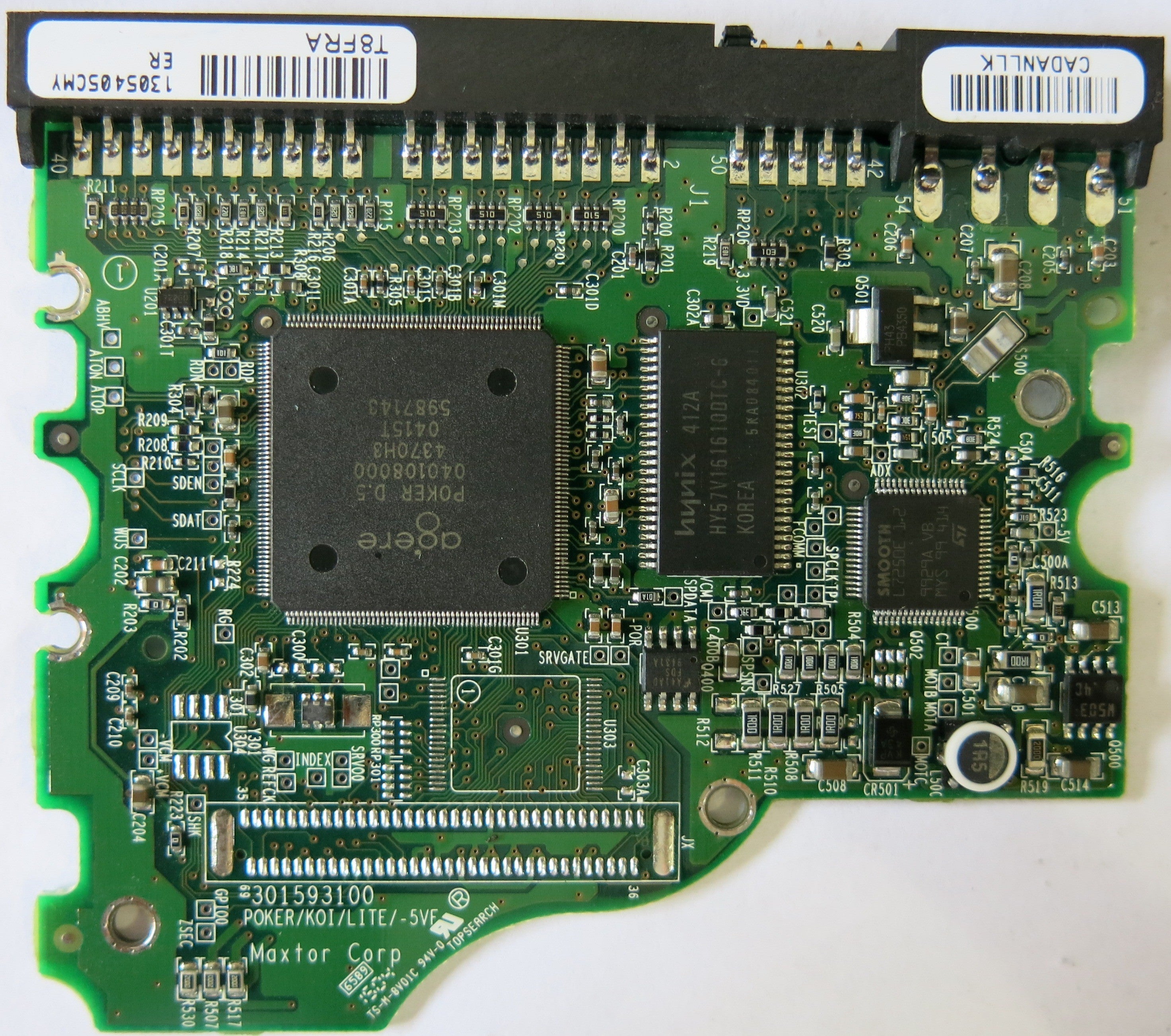 Maxtor 301593100 PCB RAMB1TUO N,G,G,D 4R120L0