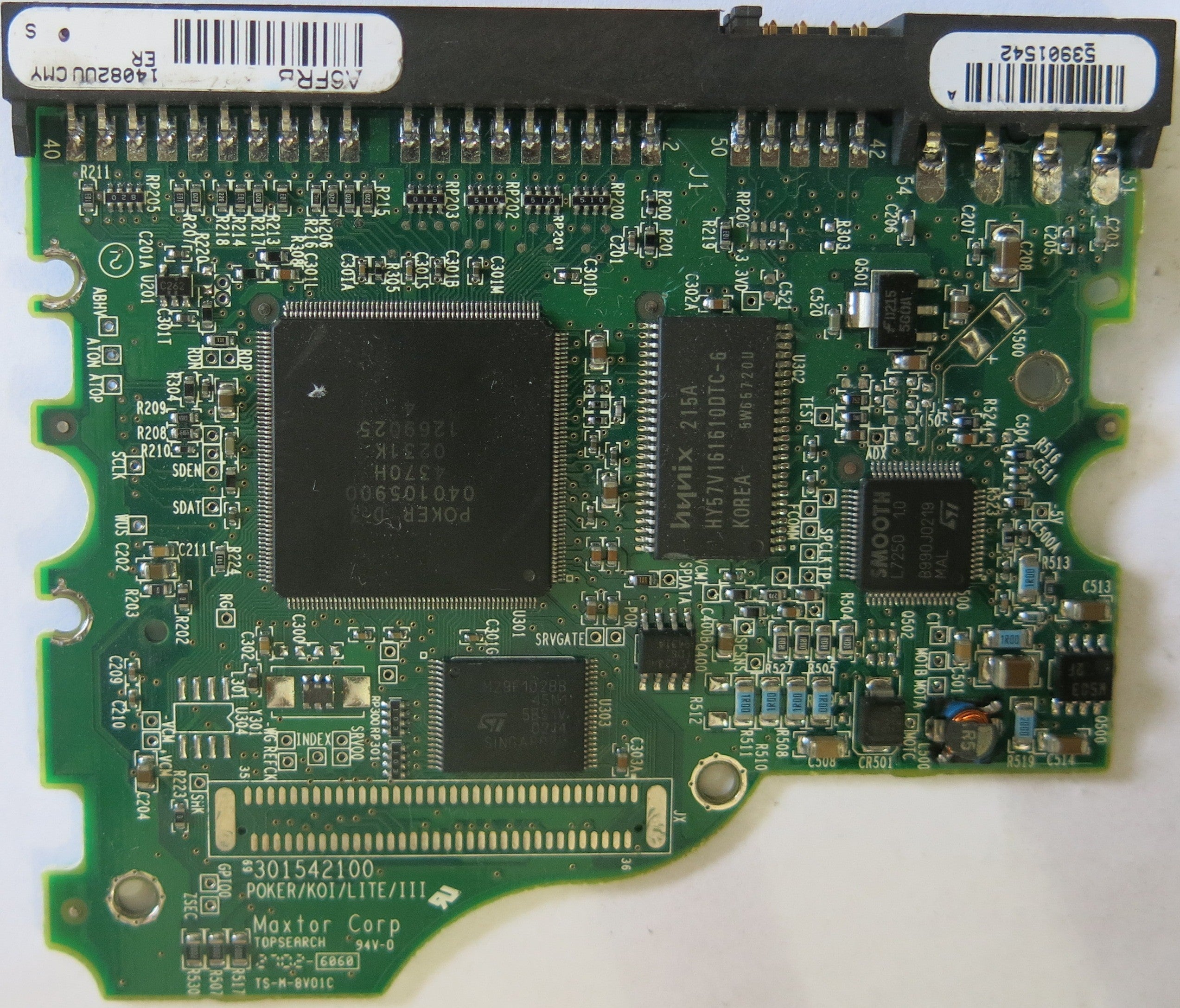 MAXTOR 4R060J0 301542100 PCB CODE RAMB1TU0 K,M,D,A  SN R20LPMPE