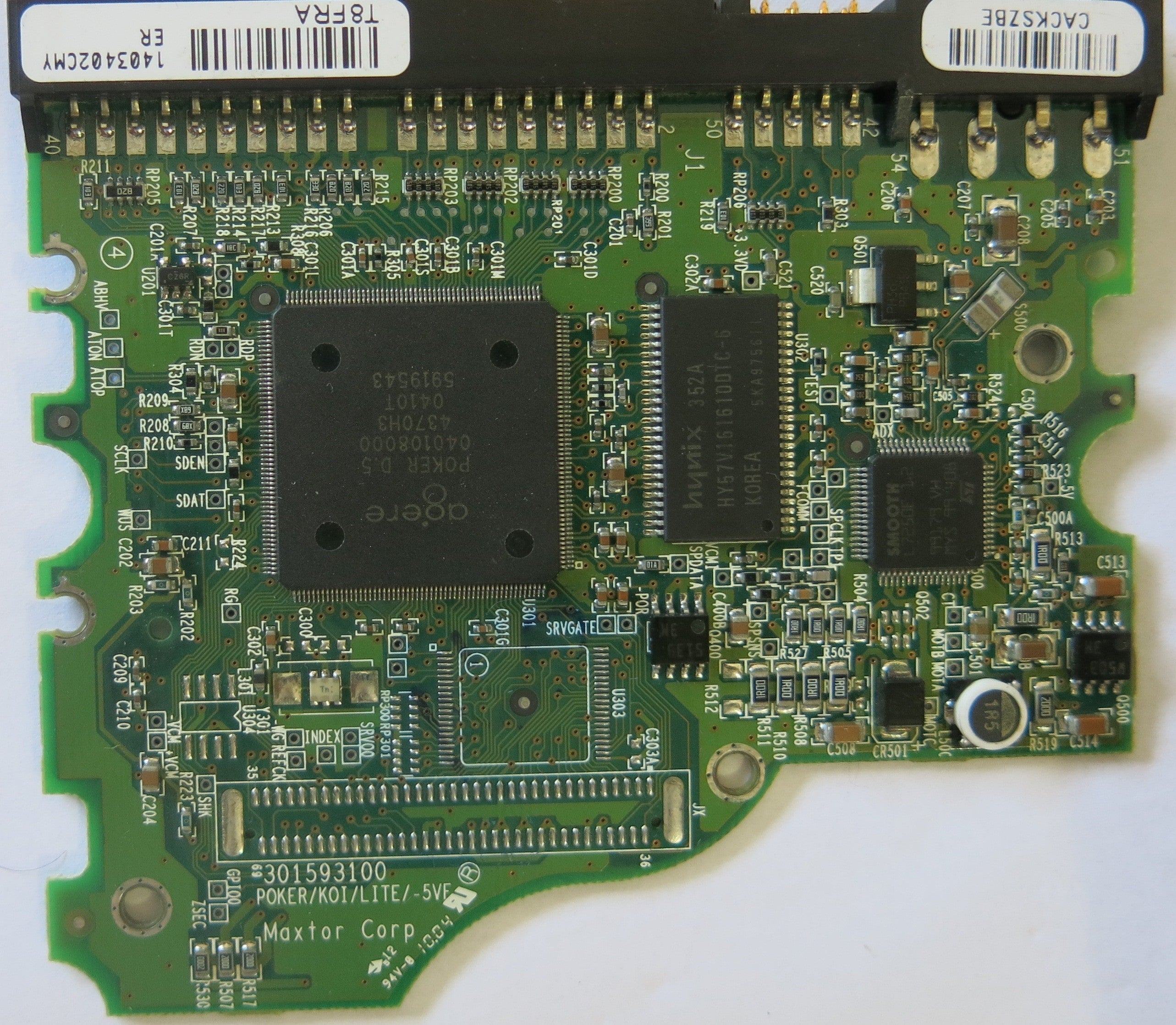 MAXTOR 4R120L01320P1 301593100 PCBPCB 301593100 CODE RAMB1TU0 N.F.G.D