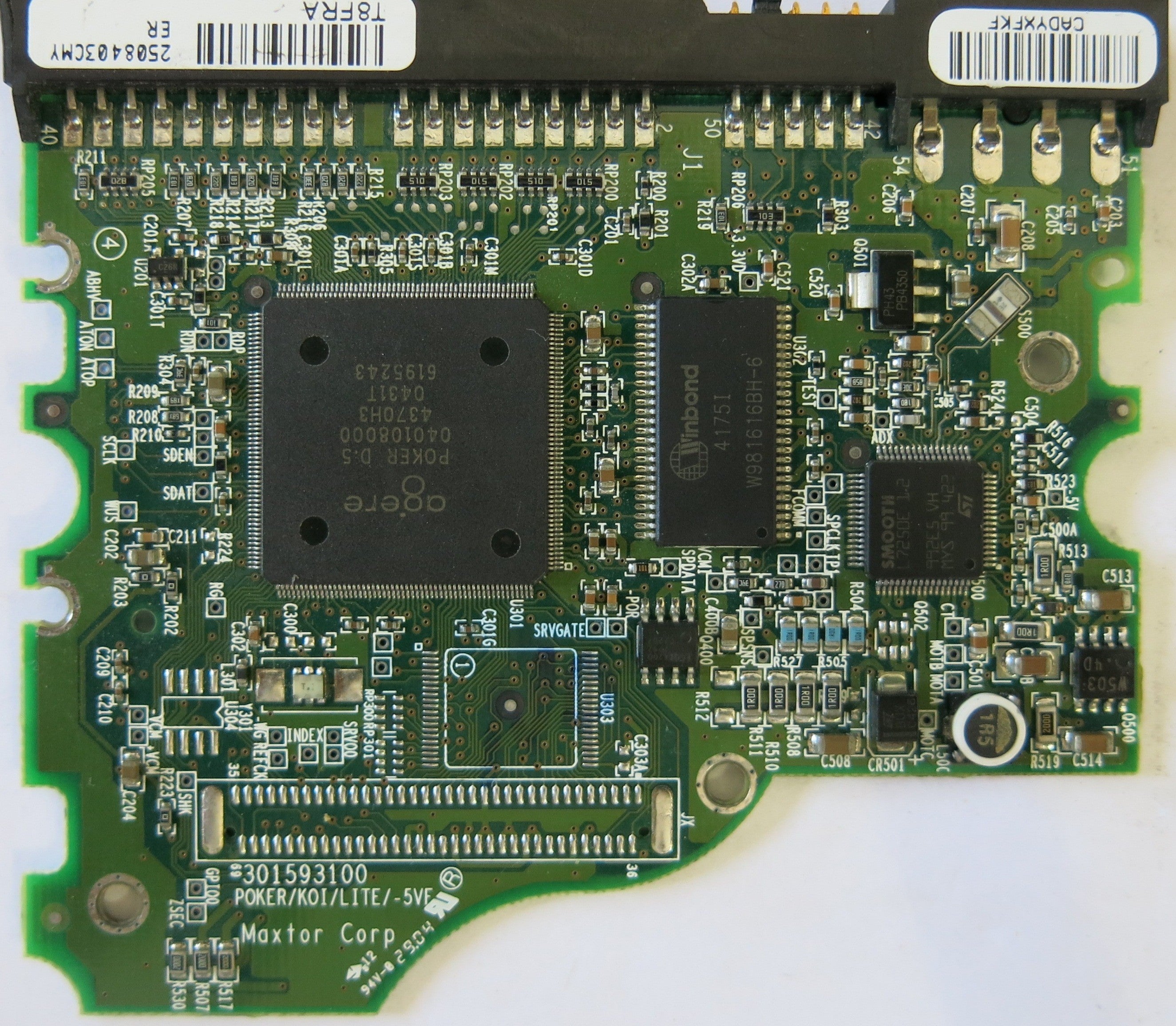MAXTOR 4R120L01320P1PCB 301593100 CODE RAMB1TU0 N.F.G.D