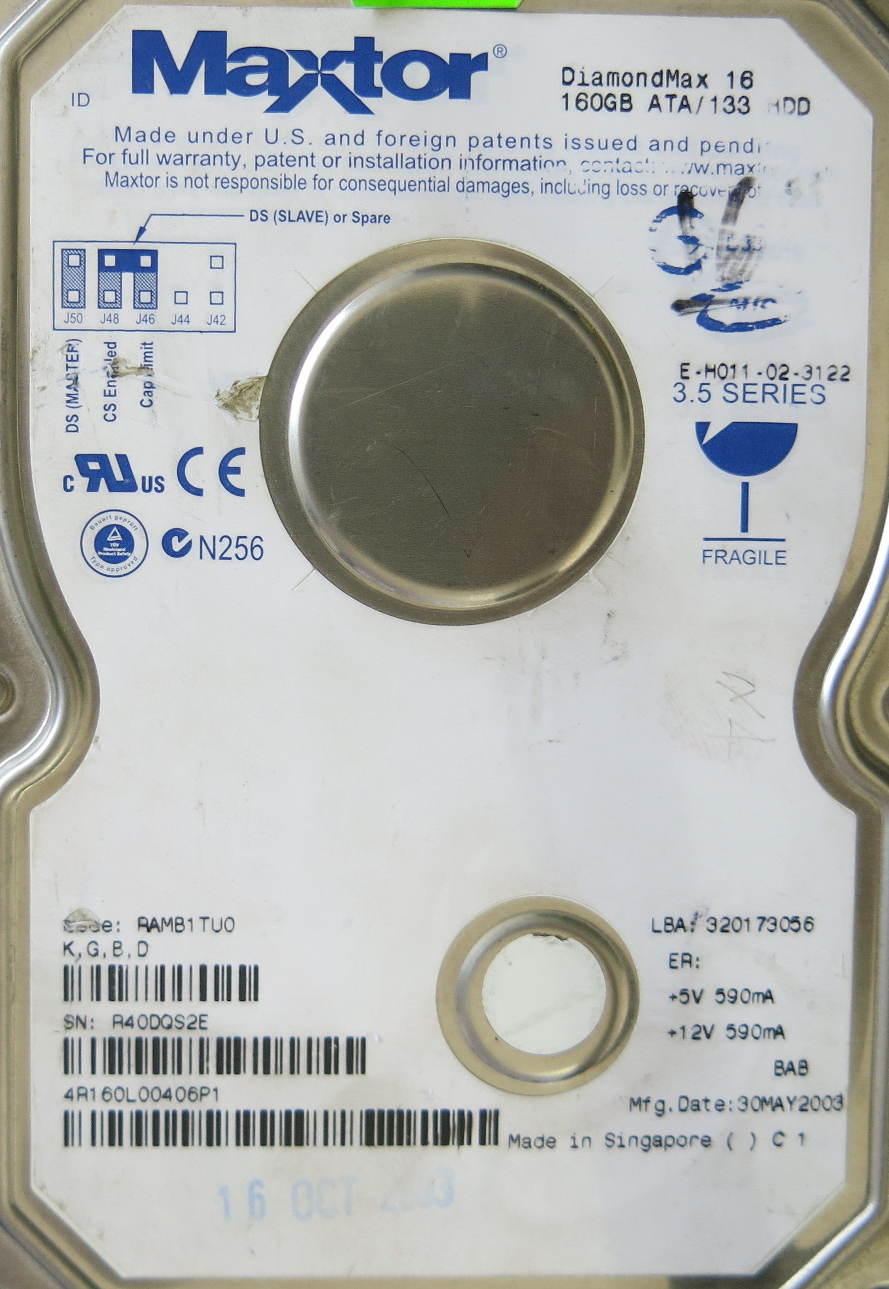 MAXTOR 4R160L0 301593100 PCB
