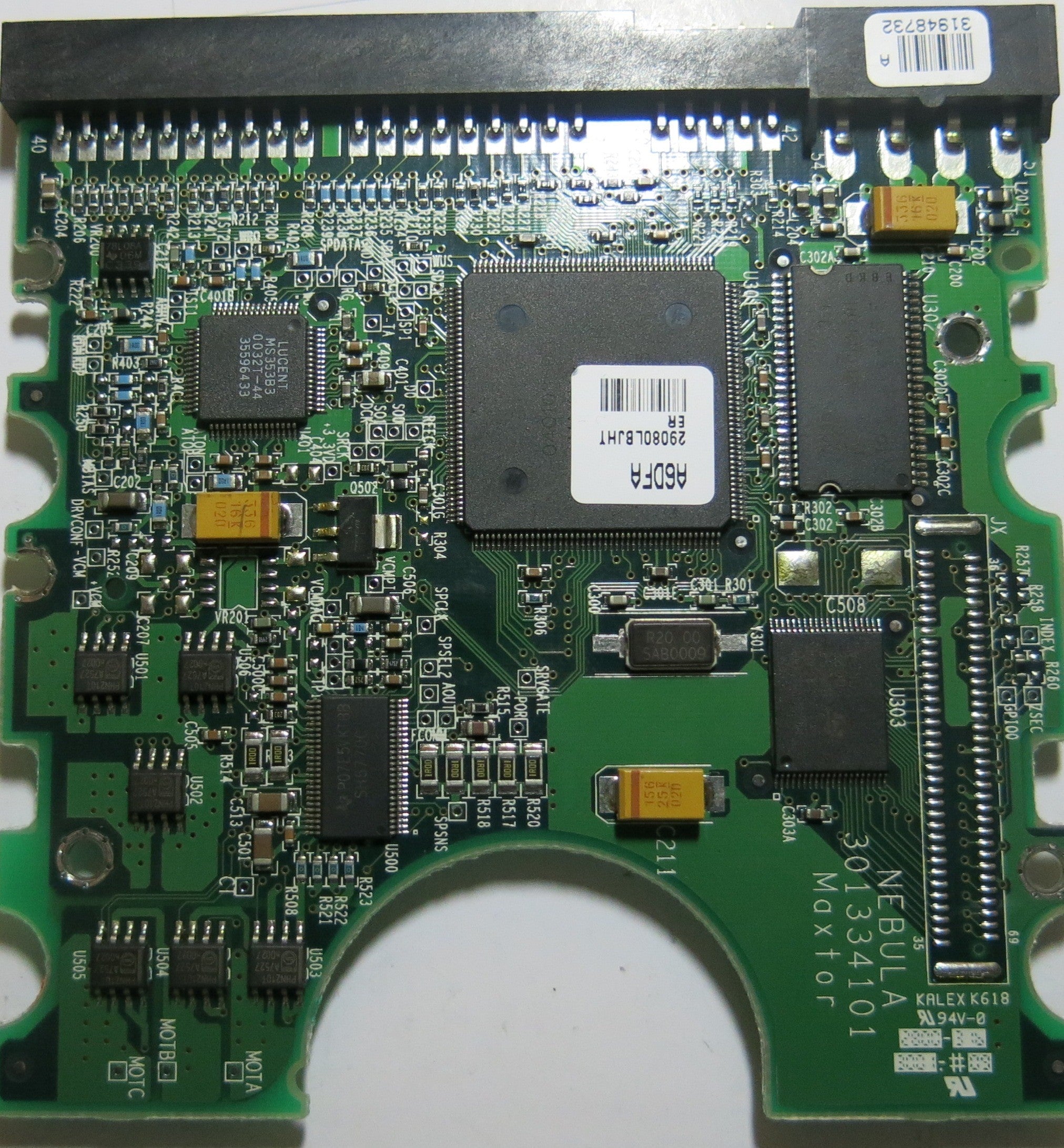 MAXTOR 51536H2 CODE JAC61HU0 N.H.B.A 301334101 PCB