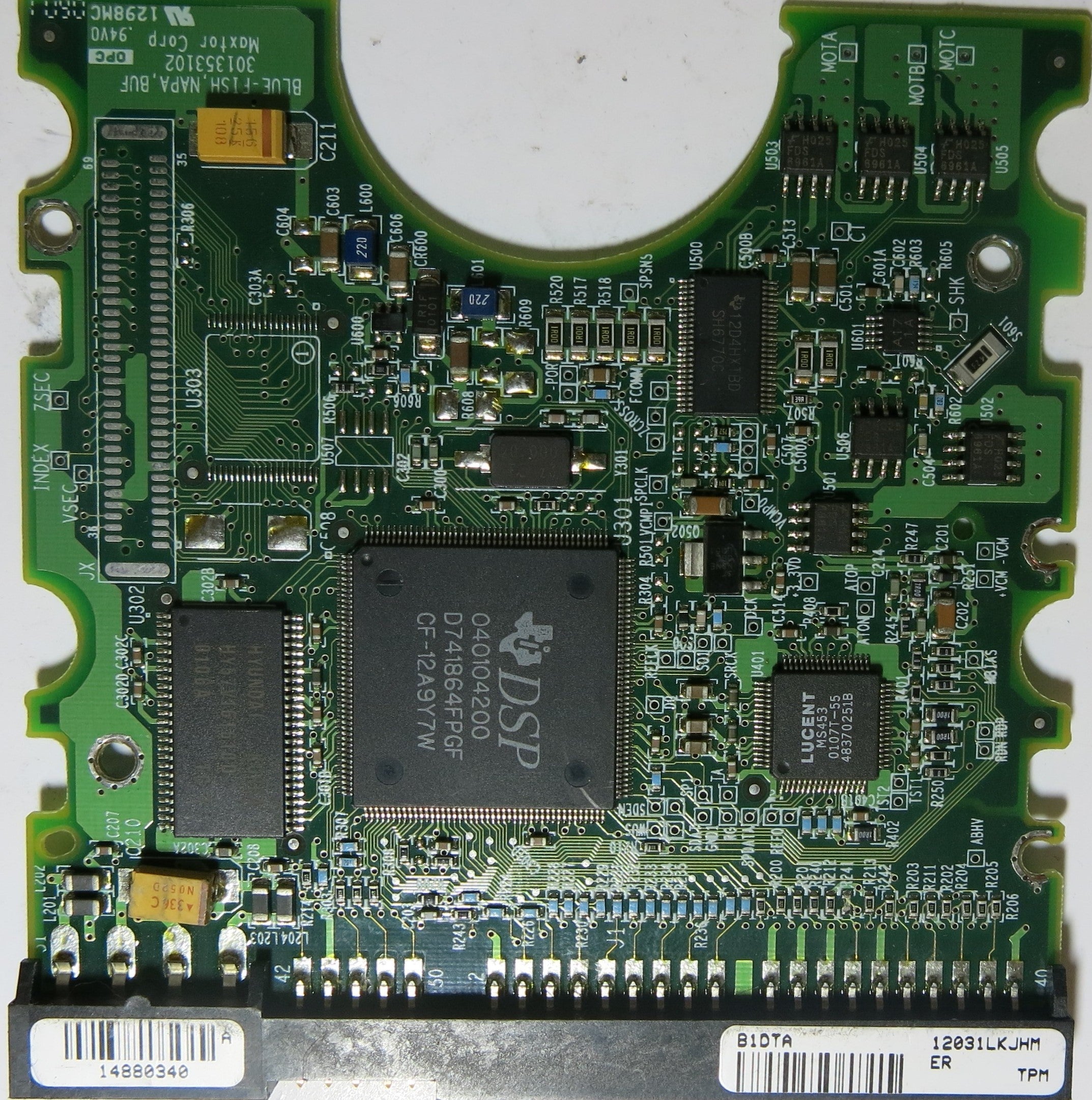 MAXTOR 5T020H2 TAH71DP0 C,Z,C,B 301353102