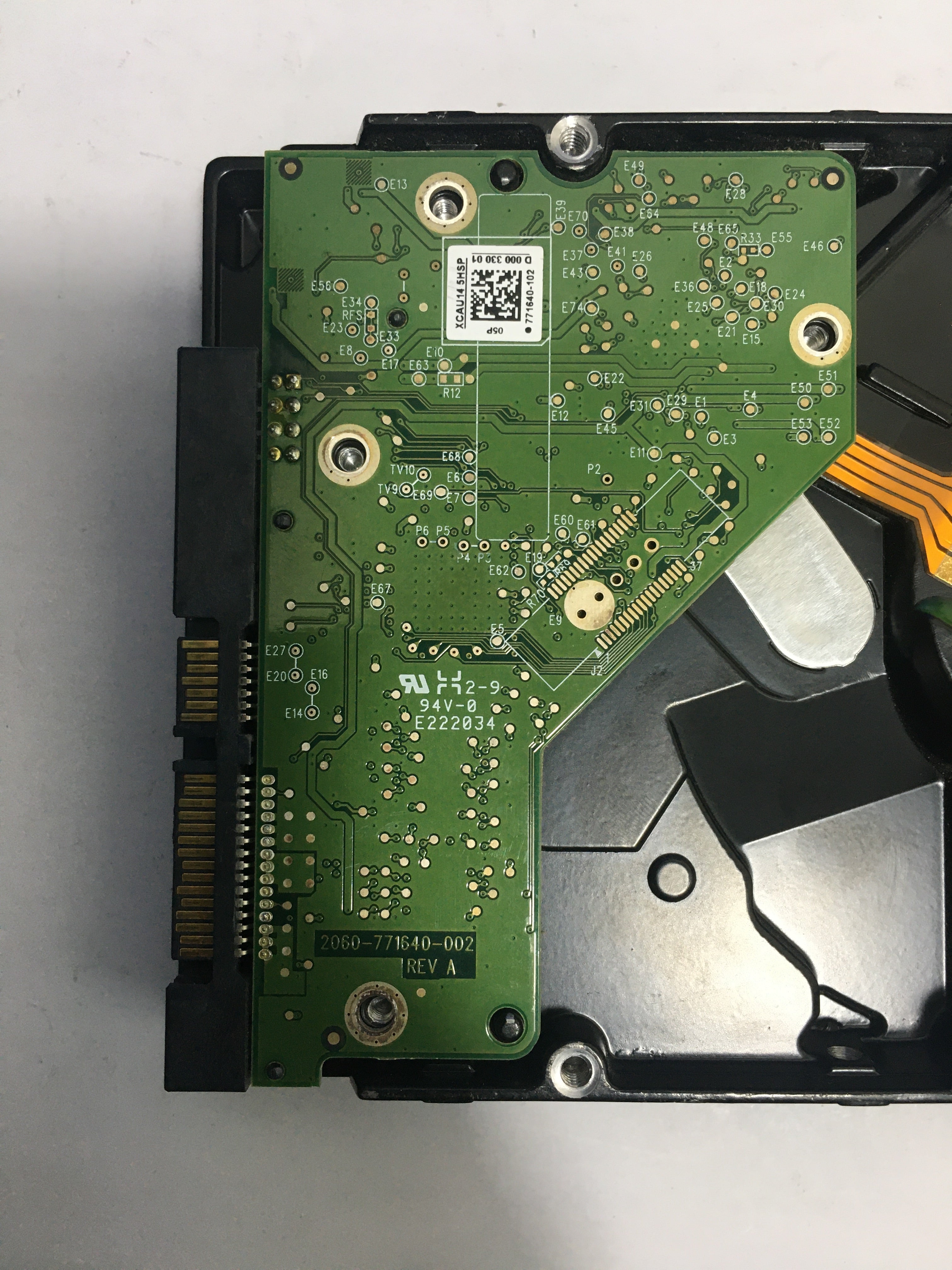 WD5000AAKS-40V6A0,  Serial:WCAWFC416633,  500GB 3.5,  PCB:2060-771640-002- REV A