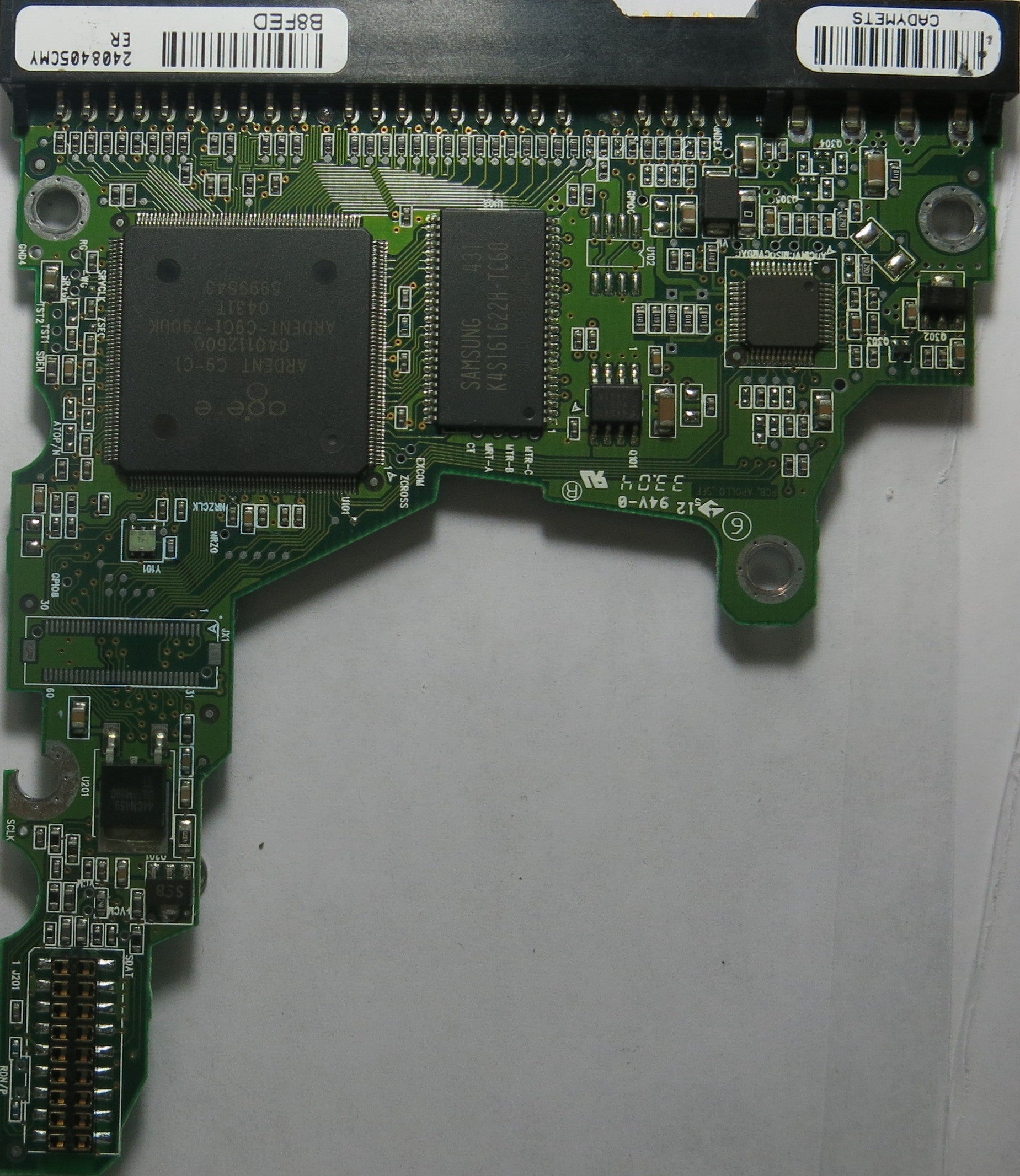 MAXTOR 6E040LO 301682101 PCB CODE NAR61EA0 K,M,B,A