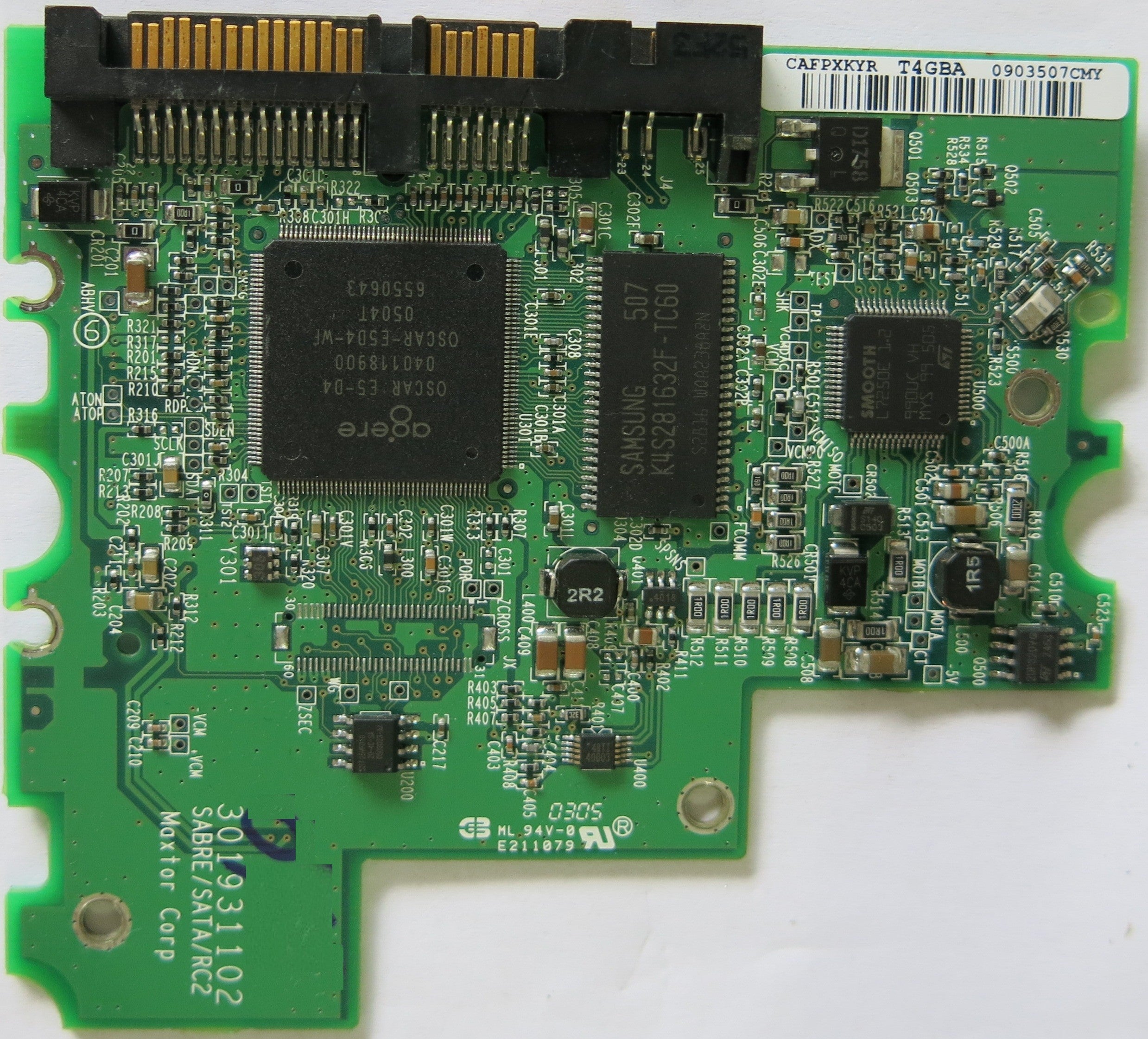 MAXTOR 7B320S00674EA 301193102 PCB