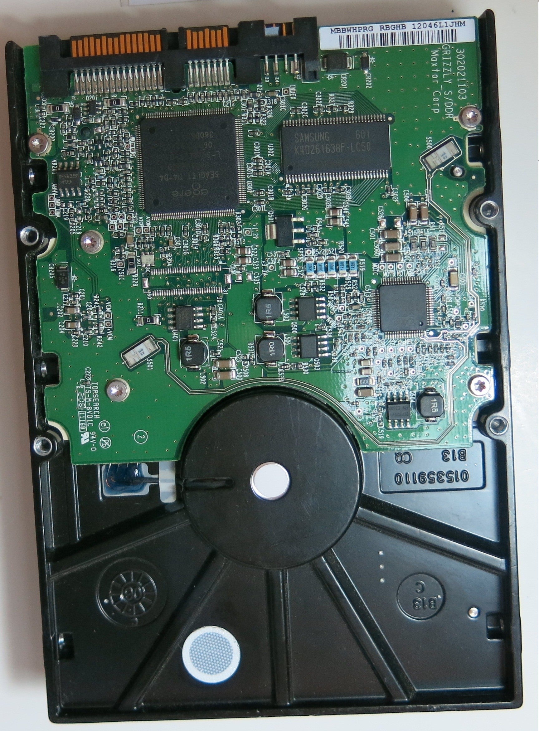 7H500F0,  Serial Number:H8186LWH,  500GB 3.5,     PCB:302021103