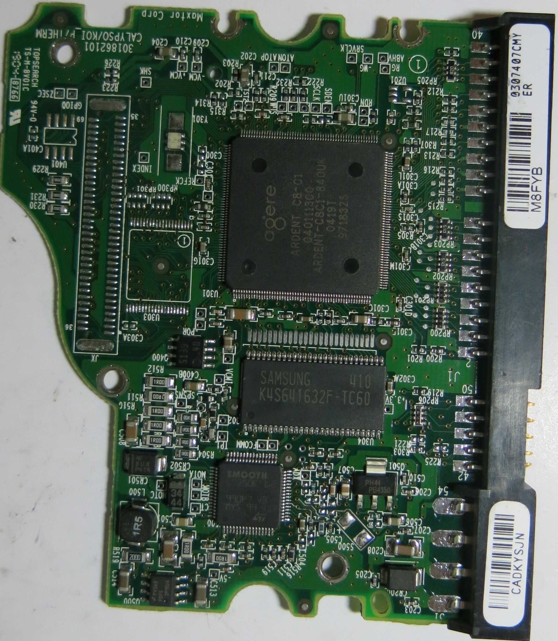 MAXTOR 7Y250P0 YAR41BW0 K,G,B,D 301862101