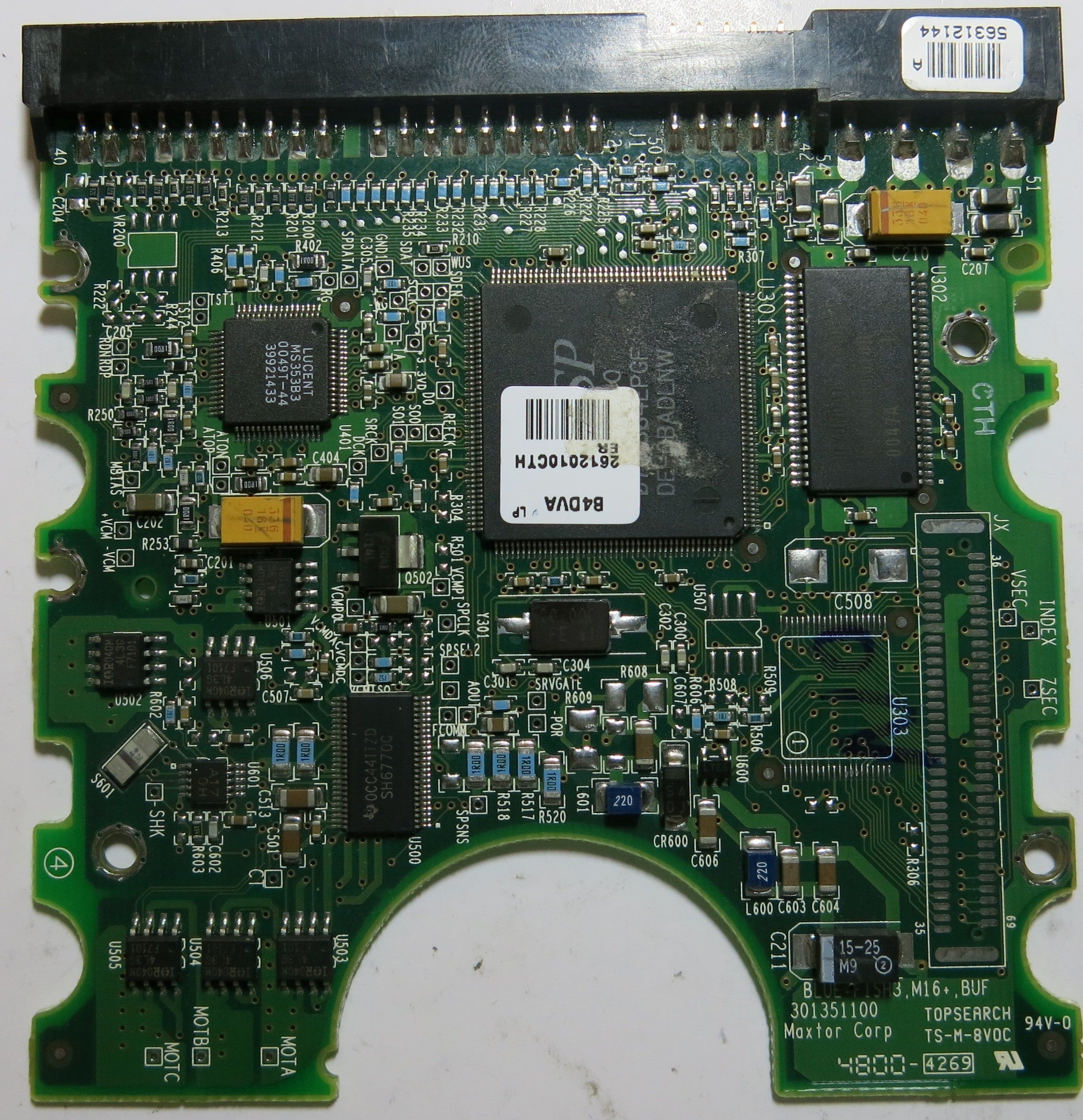 MAXTOR 98196H6 CODE ZAHB14Y0 K,M,B,B 301351100 PCB