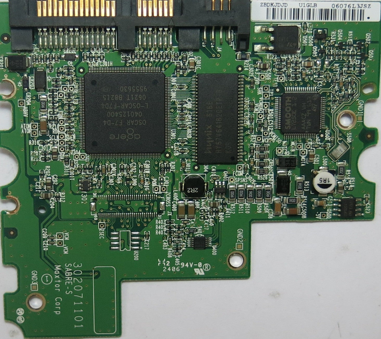 MAXTOR L6080M0, PN , MLC  , 302071101 PCB